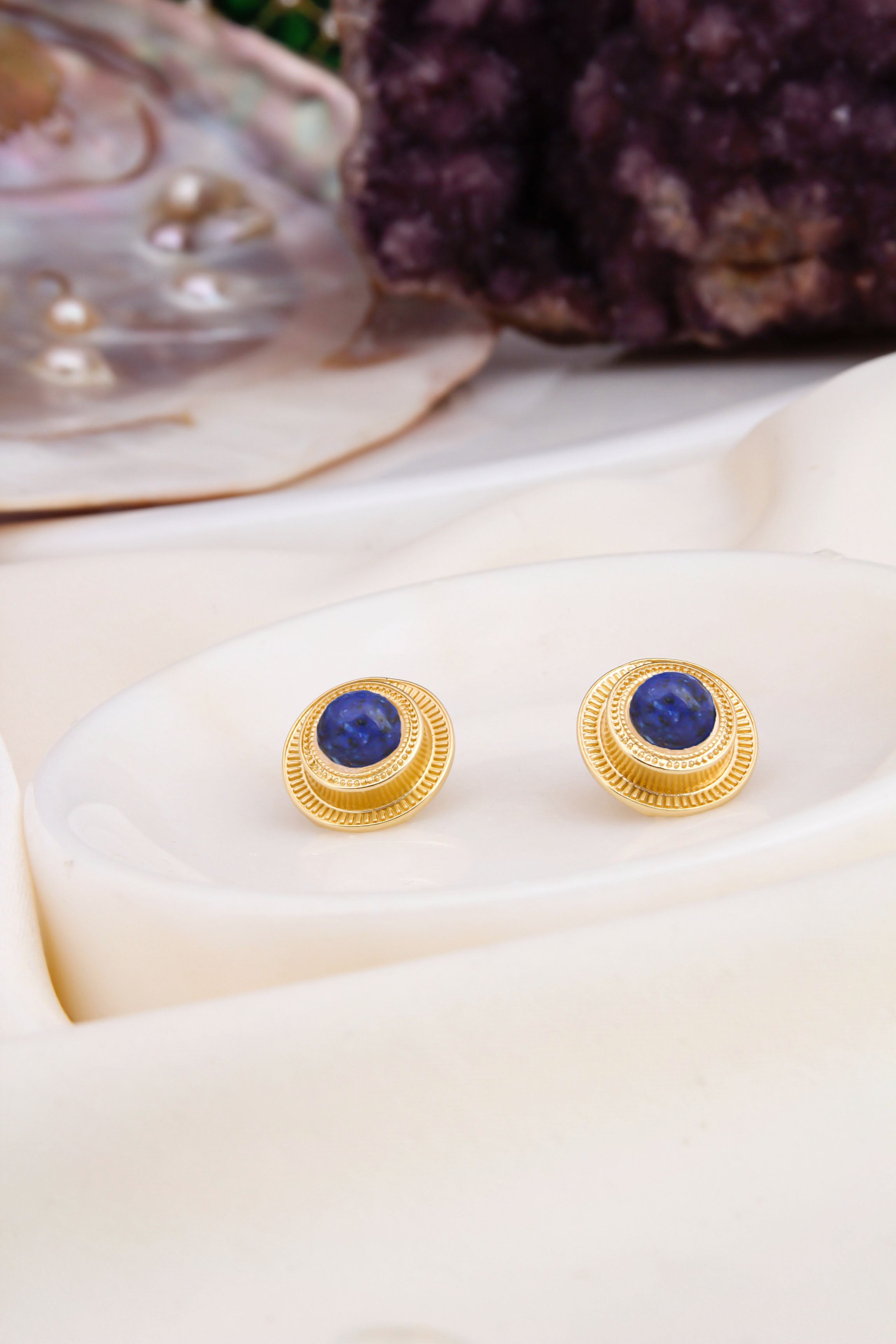 Lapis Lazuli Boucles D'Oreilles
