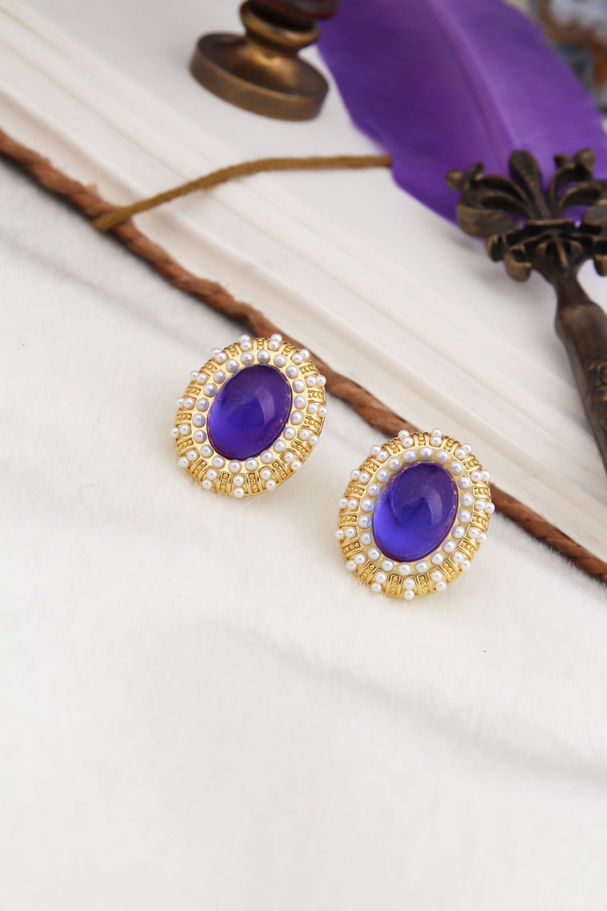 Amethyst Boucles D'Oreilles