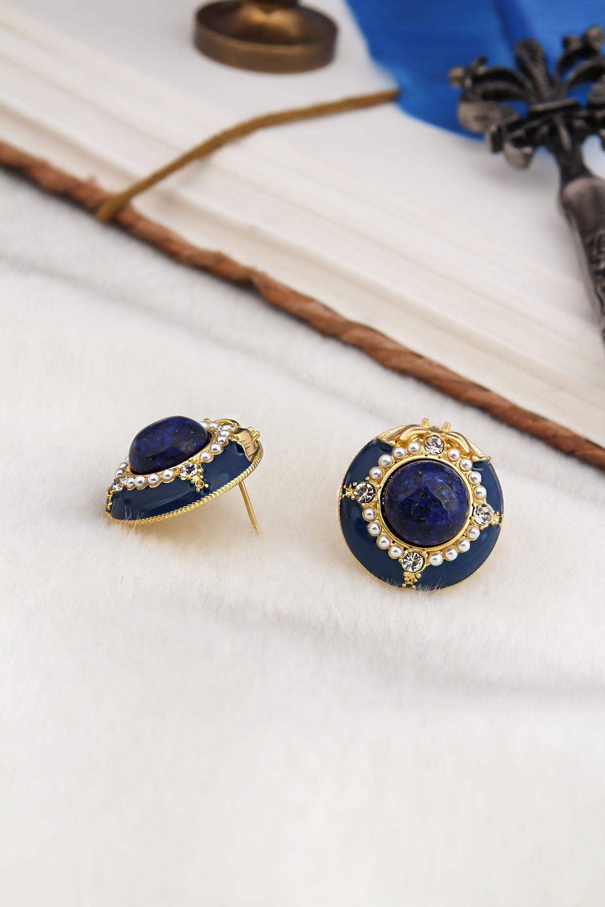 Lapis Lazuli Boucles D'oreilles