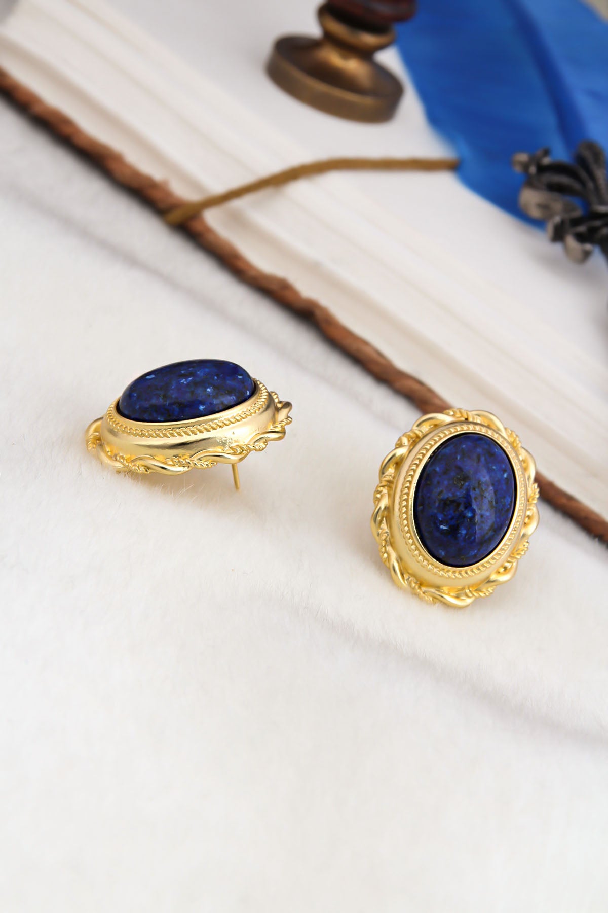 Lapis Lazuli Boucles D'Oreilles