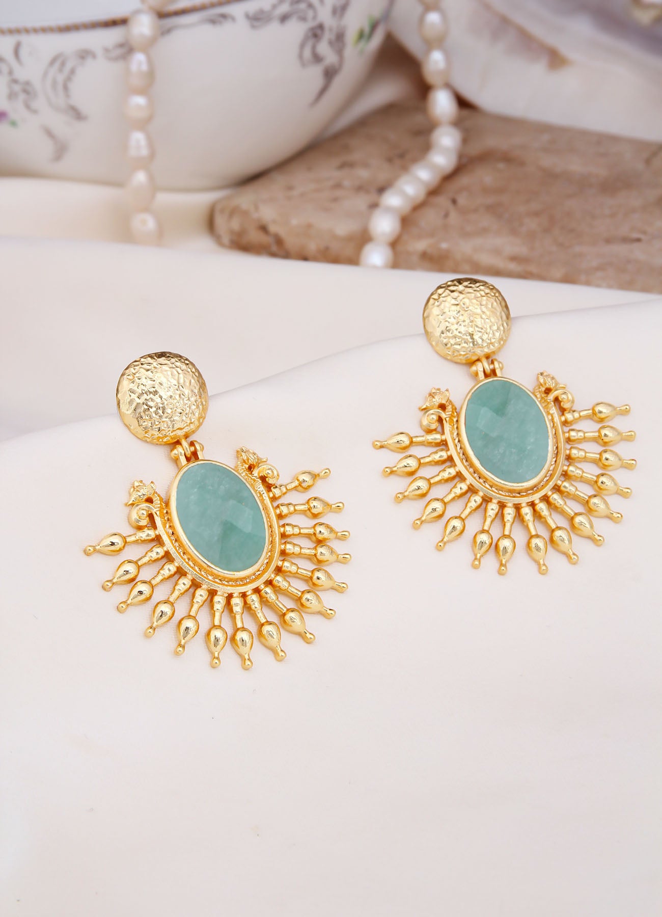 Amazonite Boucle d'oreilles