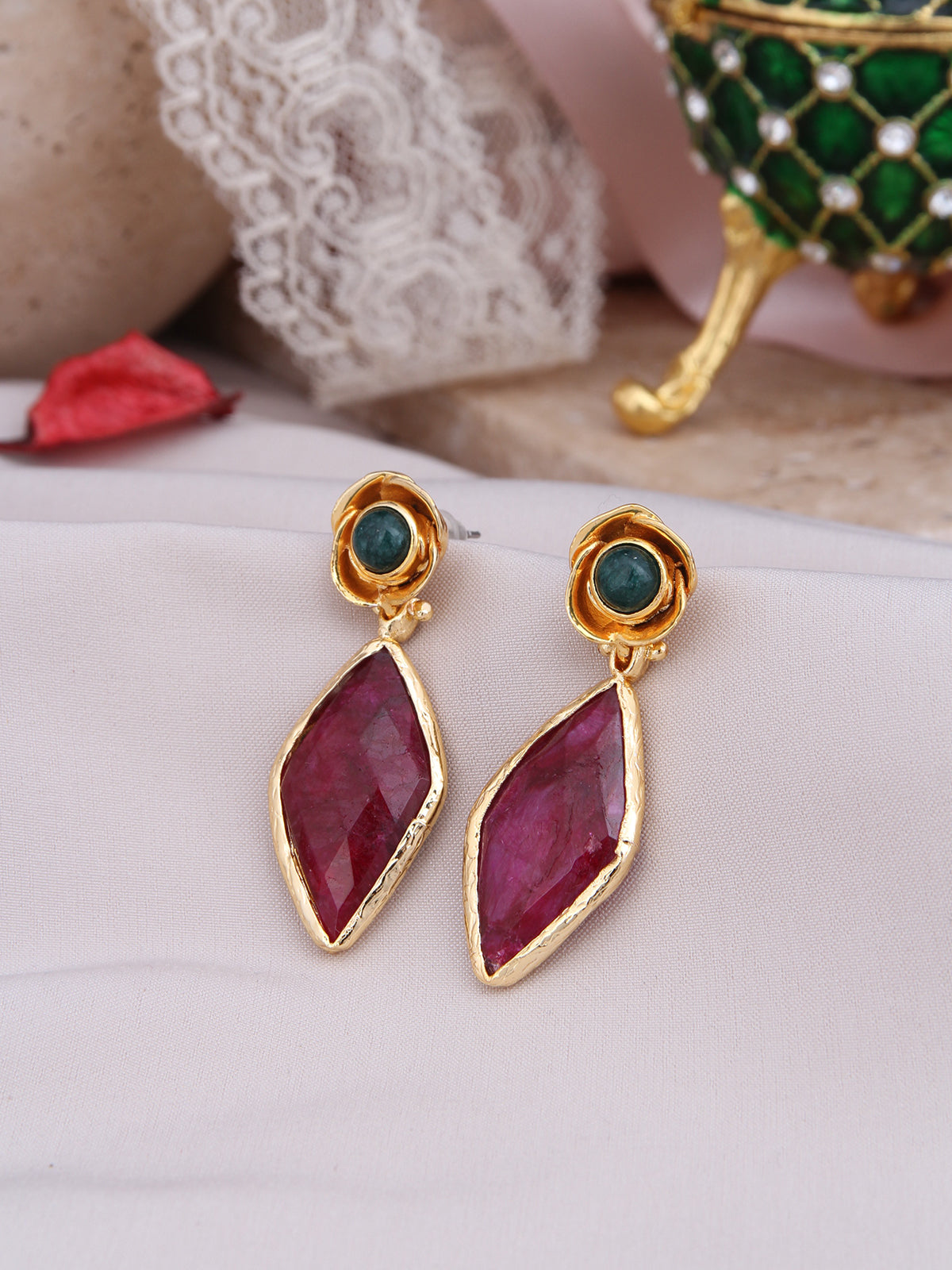 Agate Boucle d'orilles
