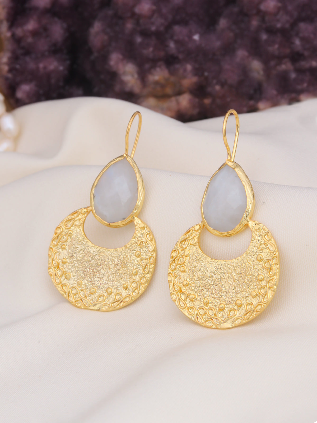 Moonstone Earring