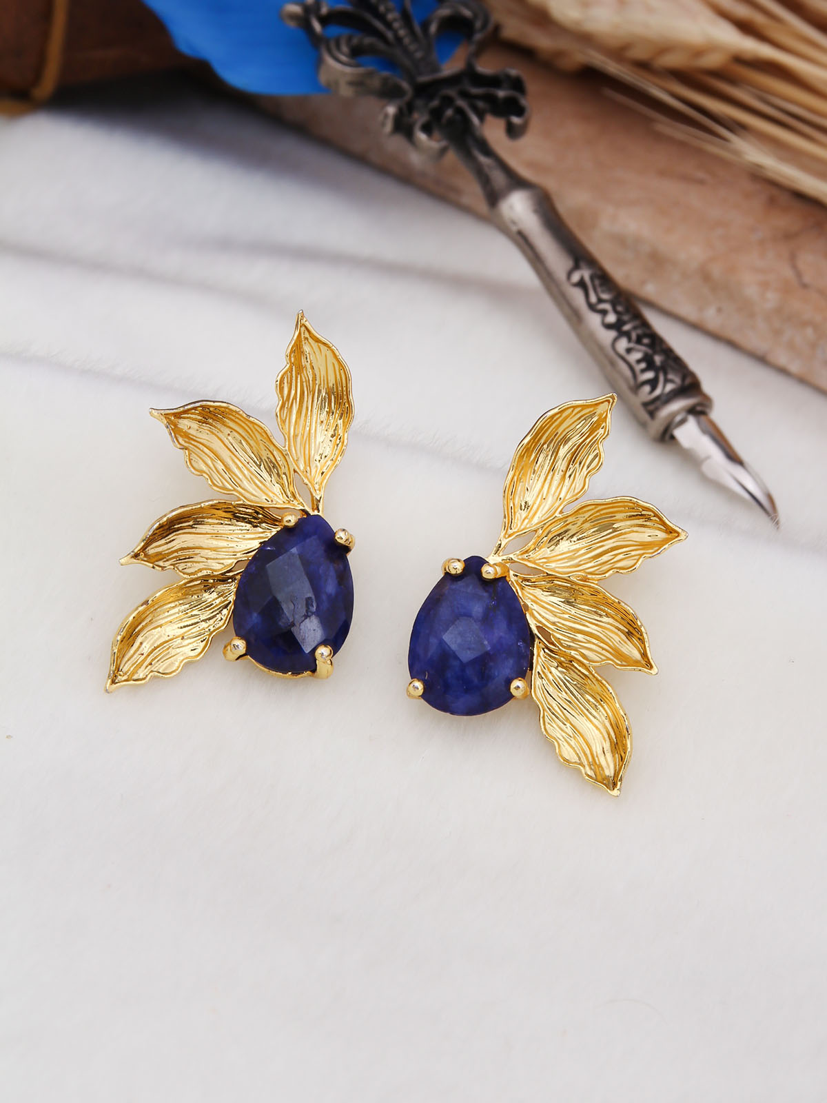 Saphire Boucles D'oreilles