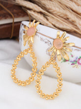 Pink Quartz Boucle d'oreilles