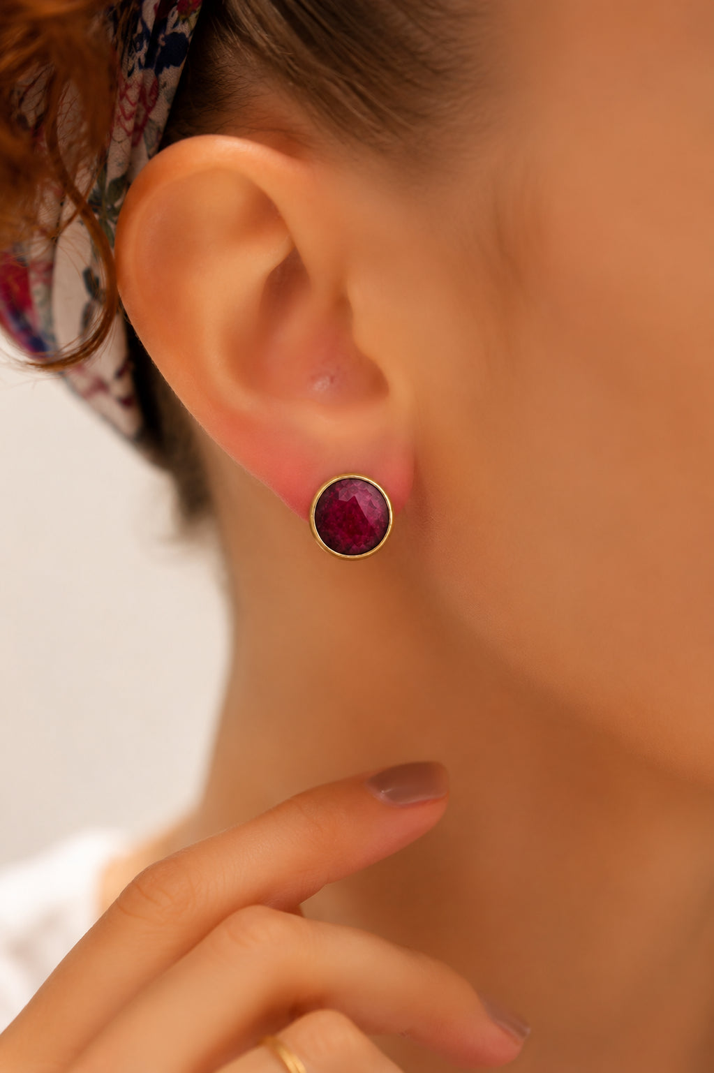 Agate Earring