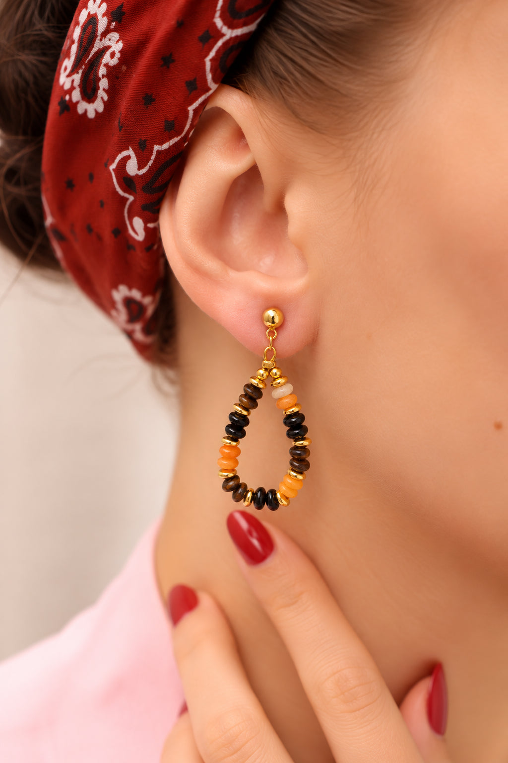 Agate Earring