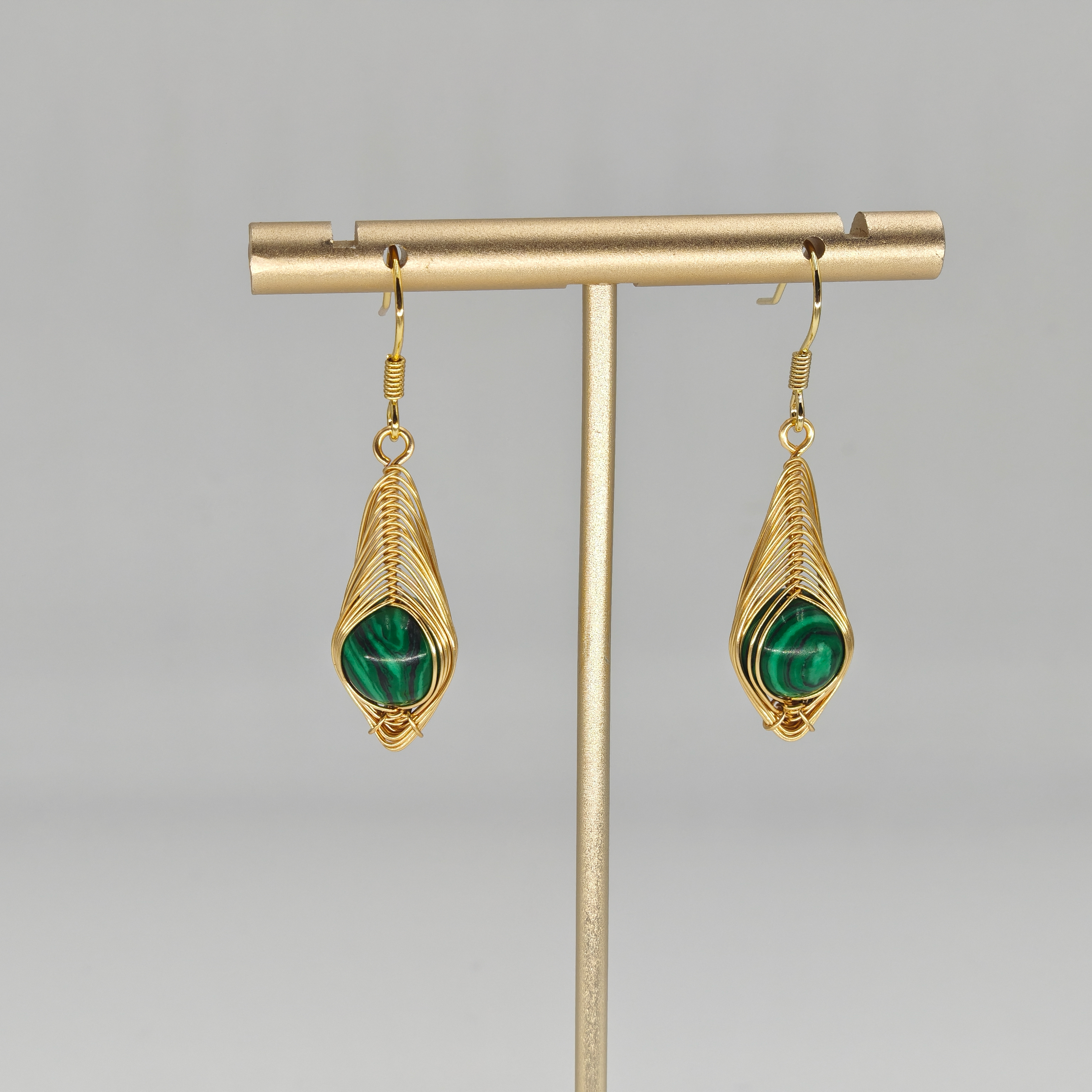 Malahite Earring