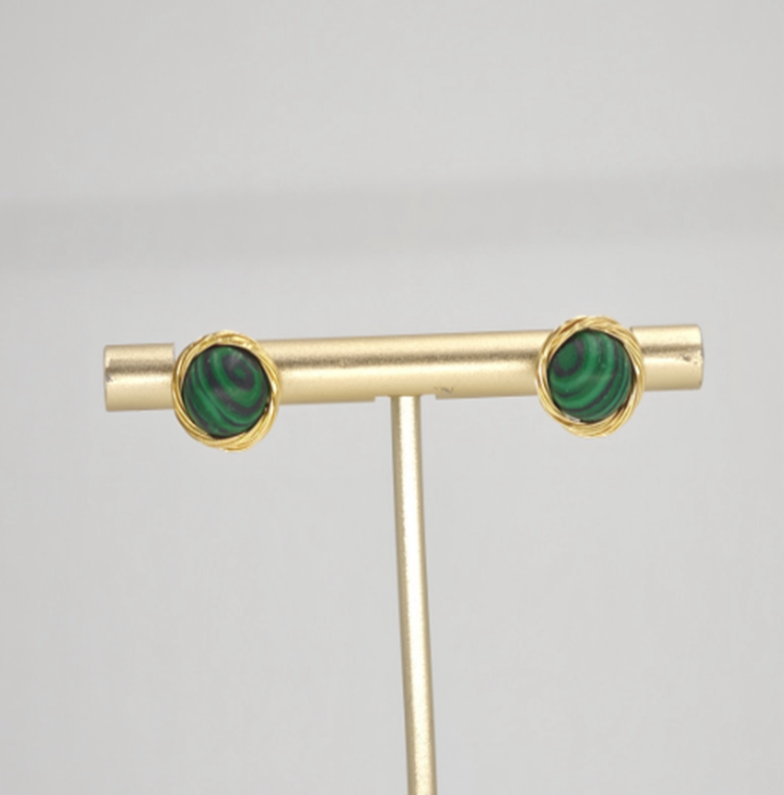 Malahite Earring