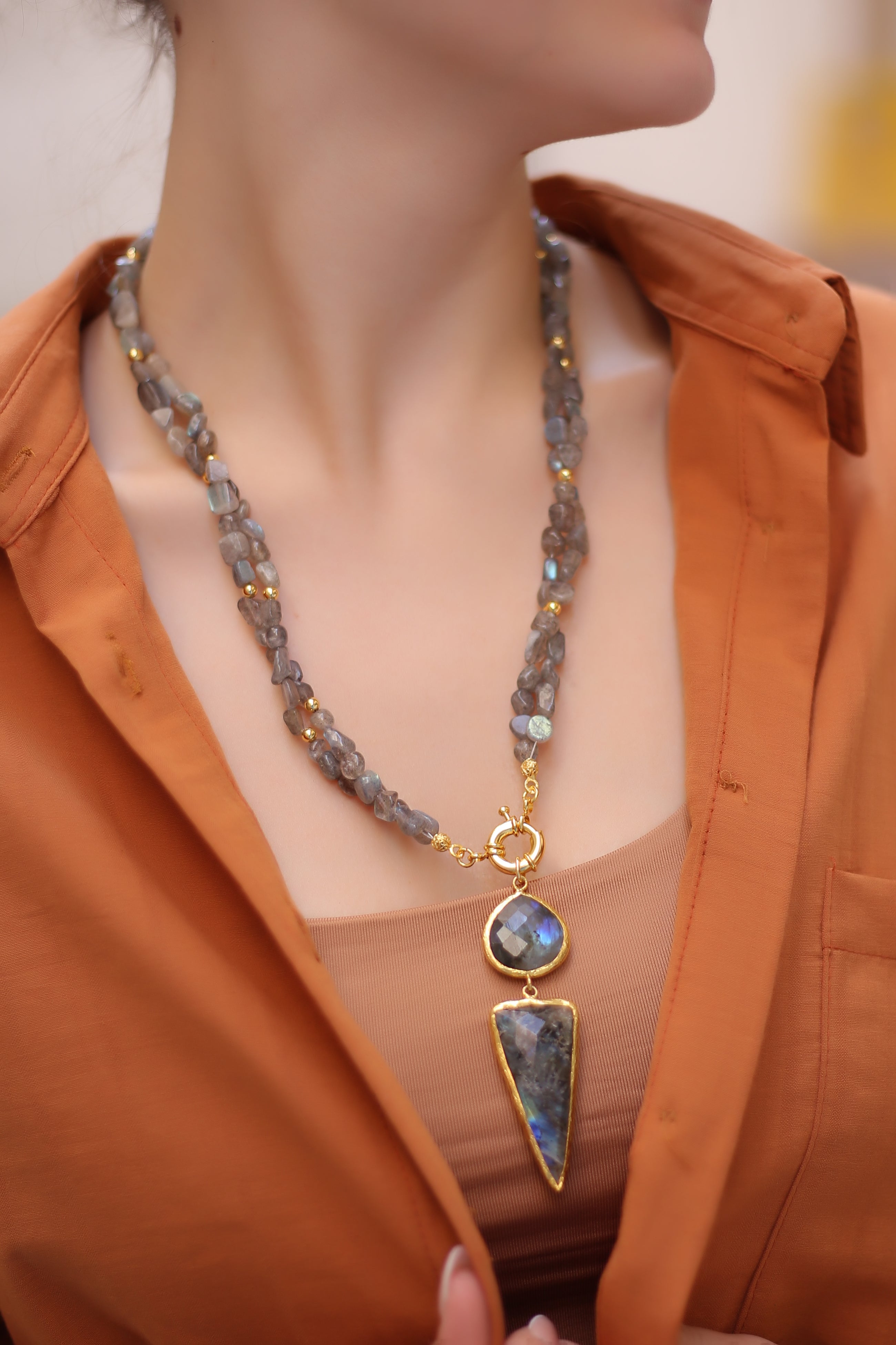 Labradorite Collier