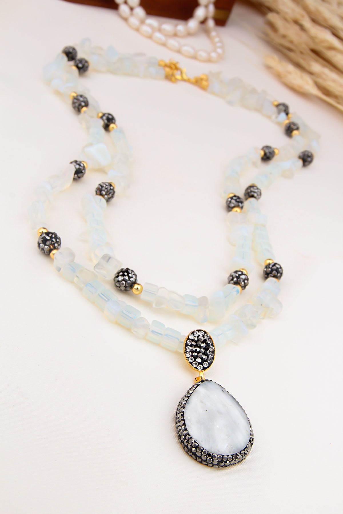 Moonstone Collier