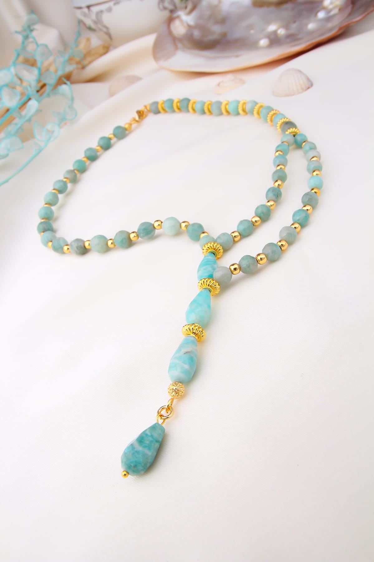 Amazonite Collier