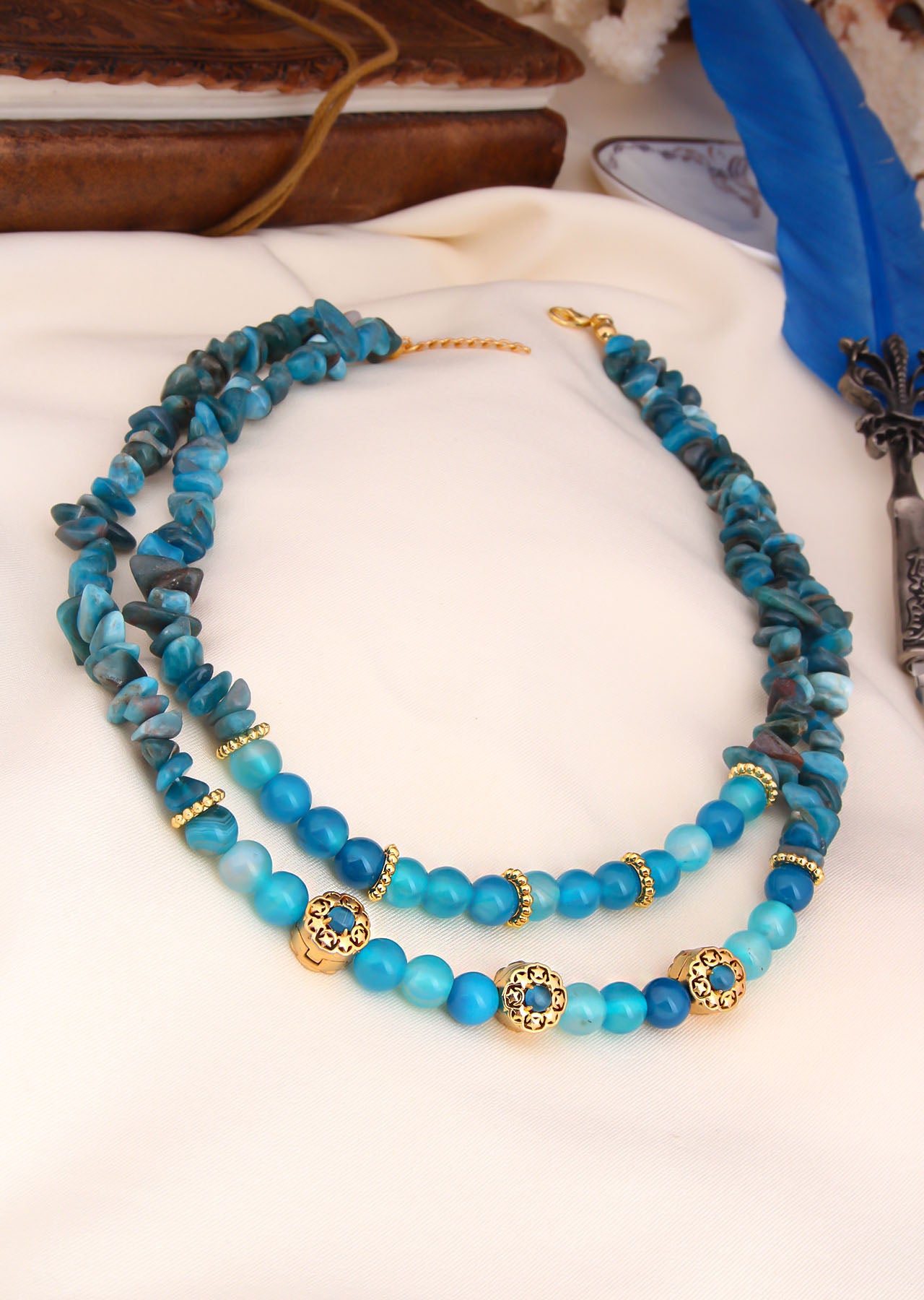 Apatite & Agathe Necklace