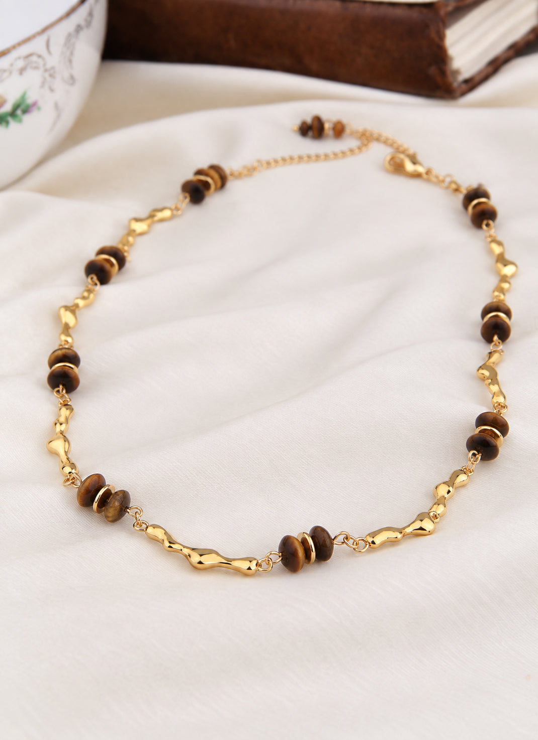 Tiger Eyes Necklace
