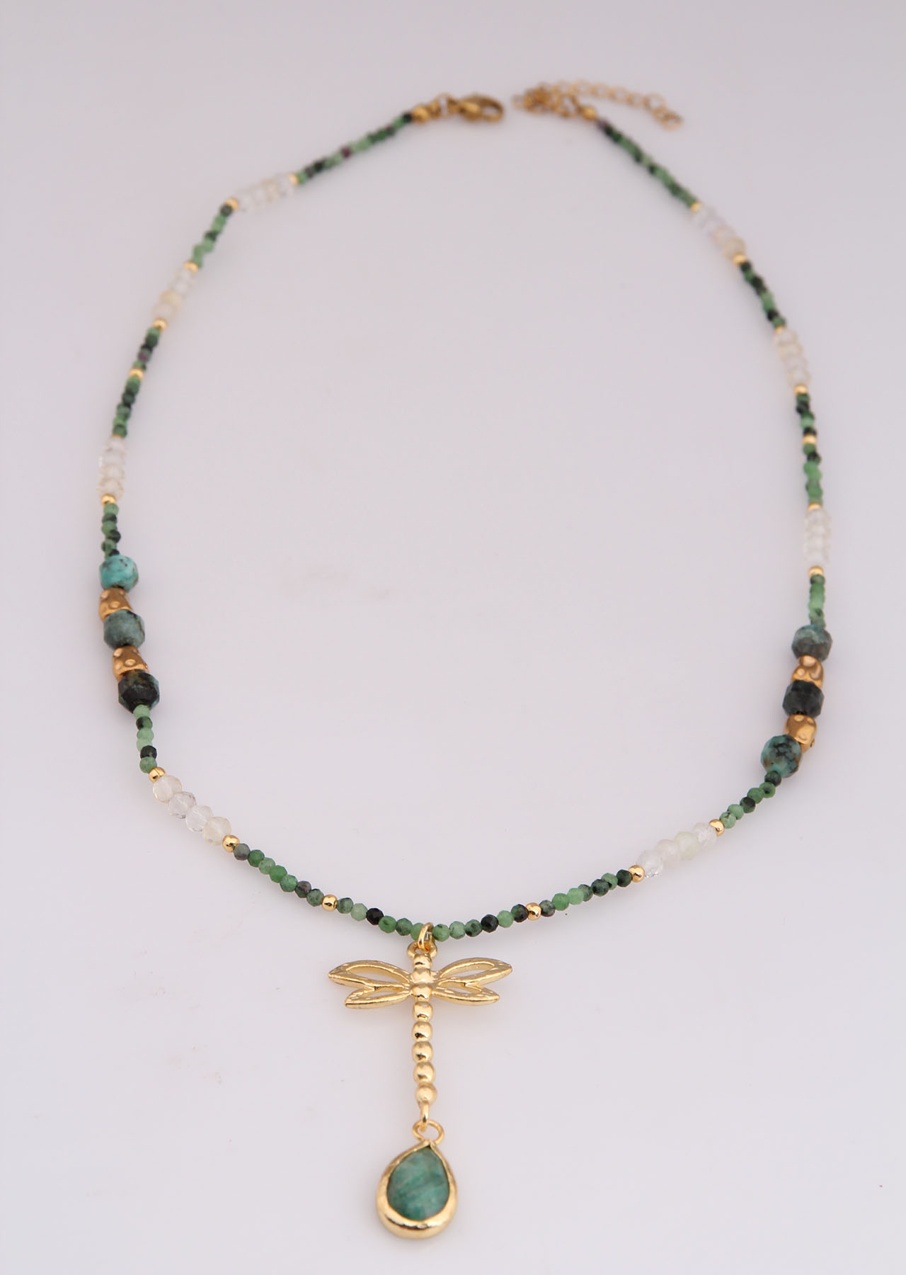 Turquoise & Quartz Necklace