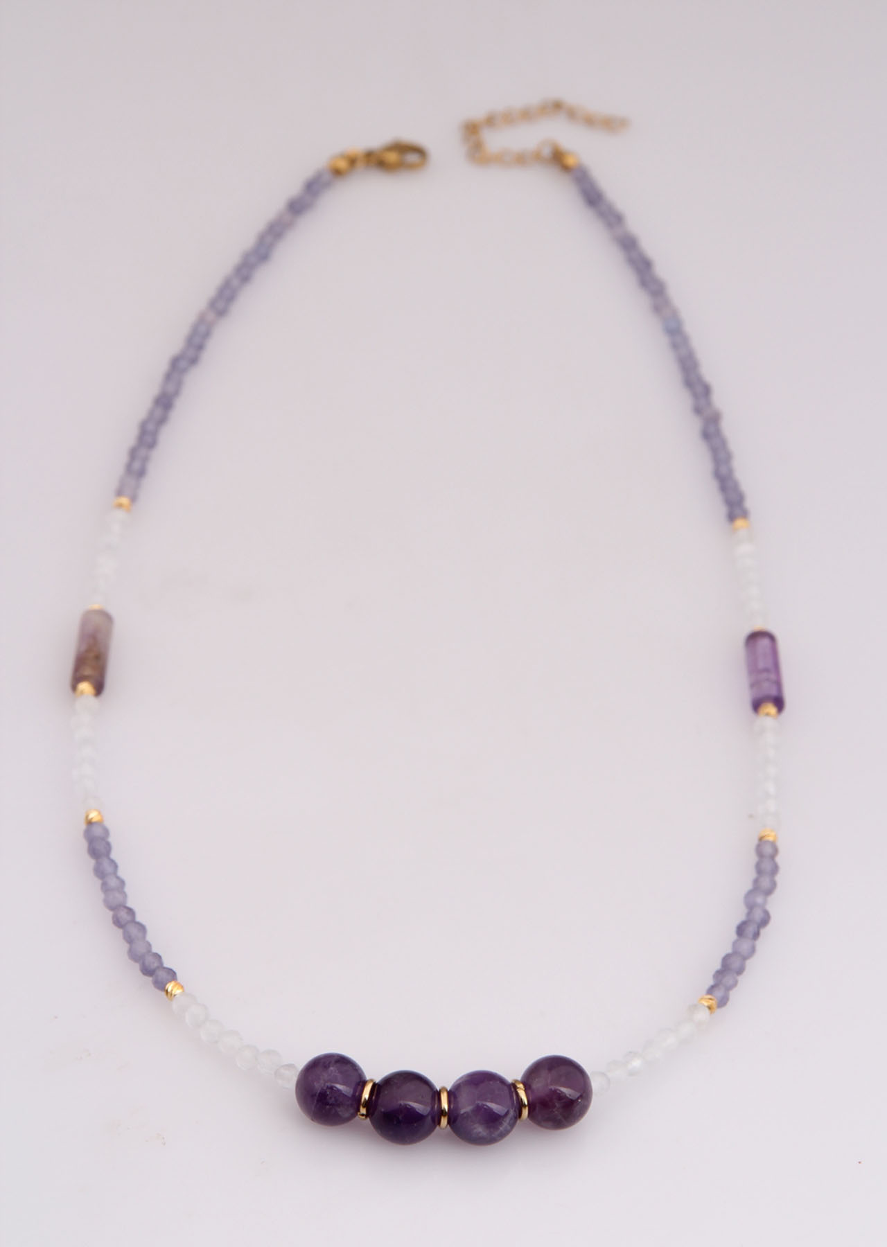 Amethyst & MoonStone Necklace