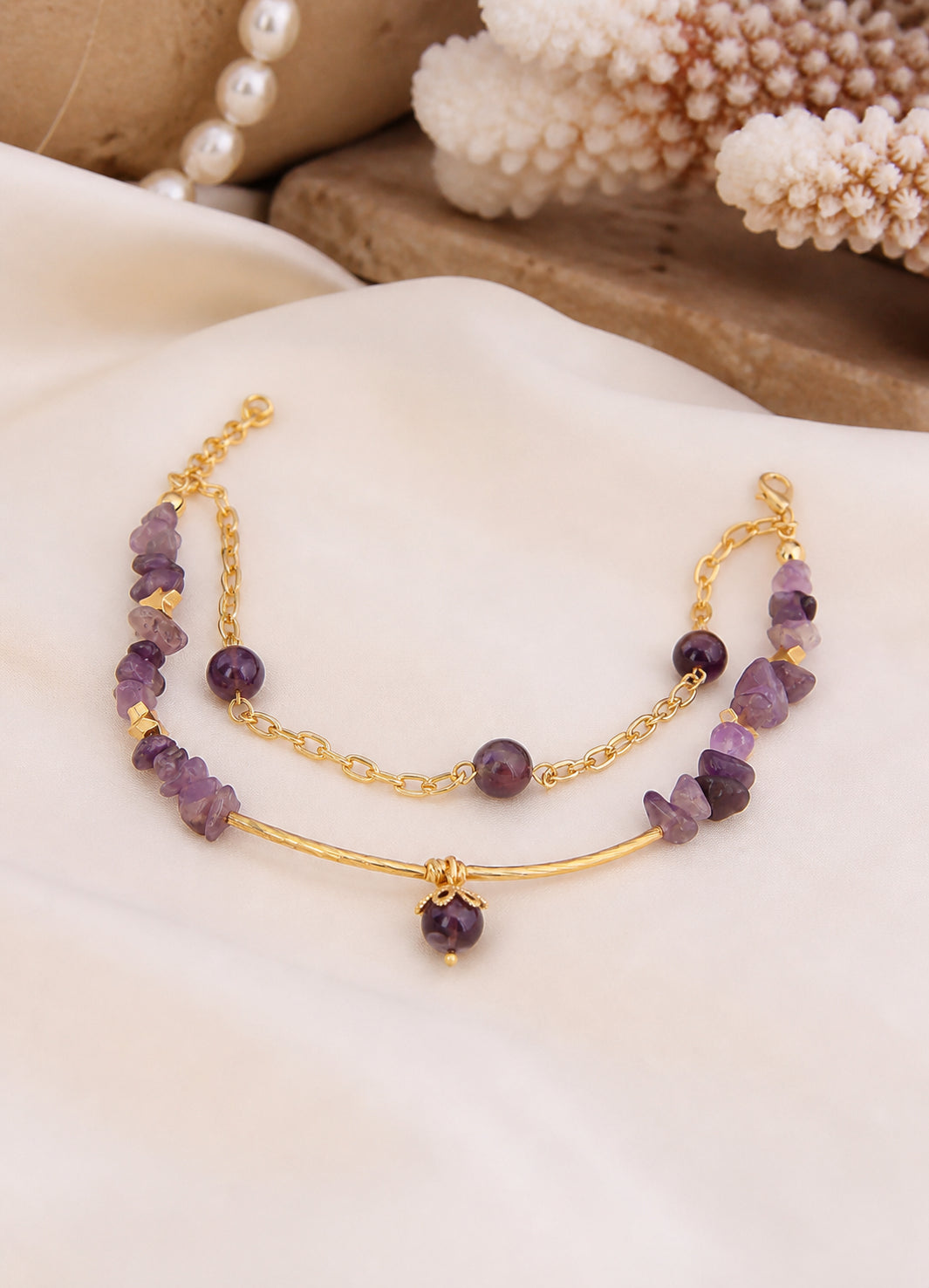 Amethyst Anklate