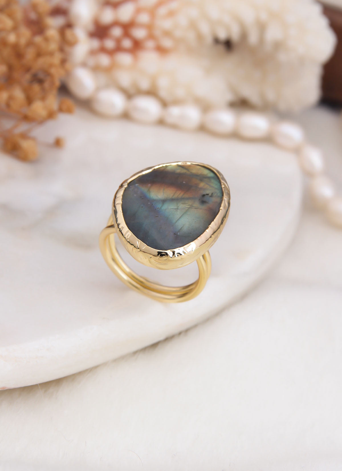 Labradorite Ring