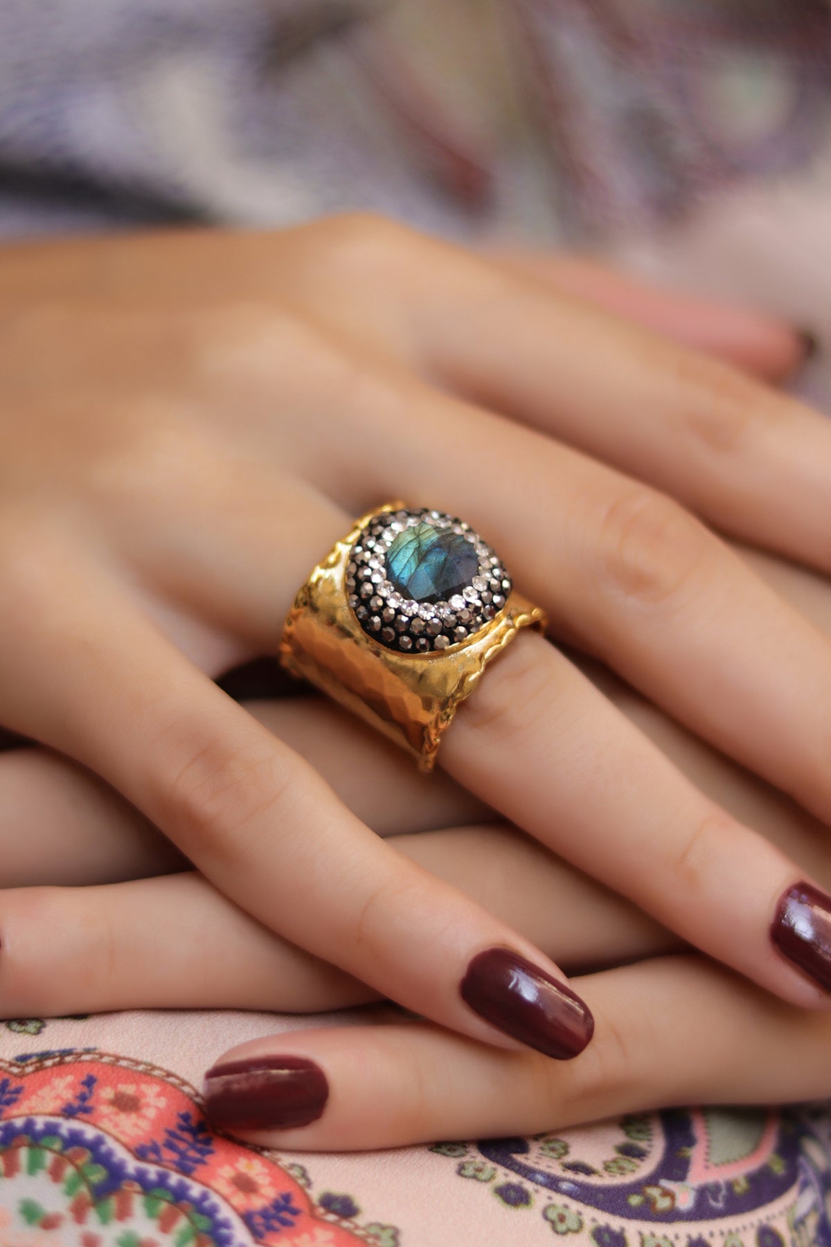 Labradorite Bague