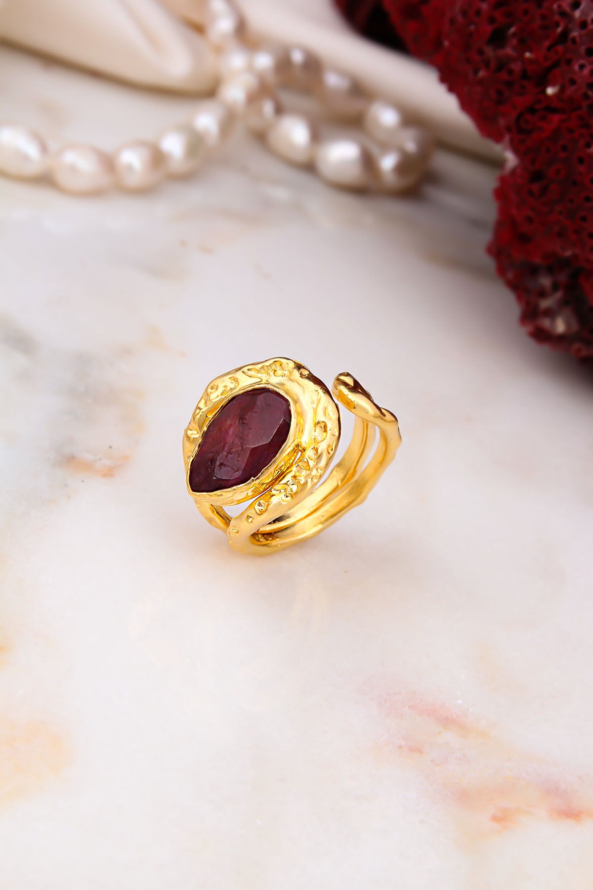 Agate Bague