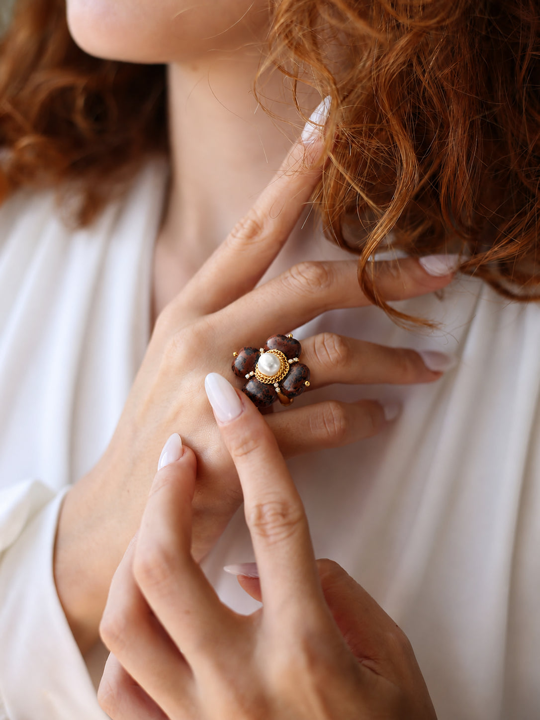 Red Jasper Ring