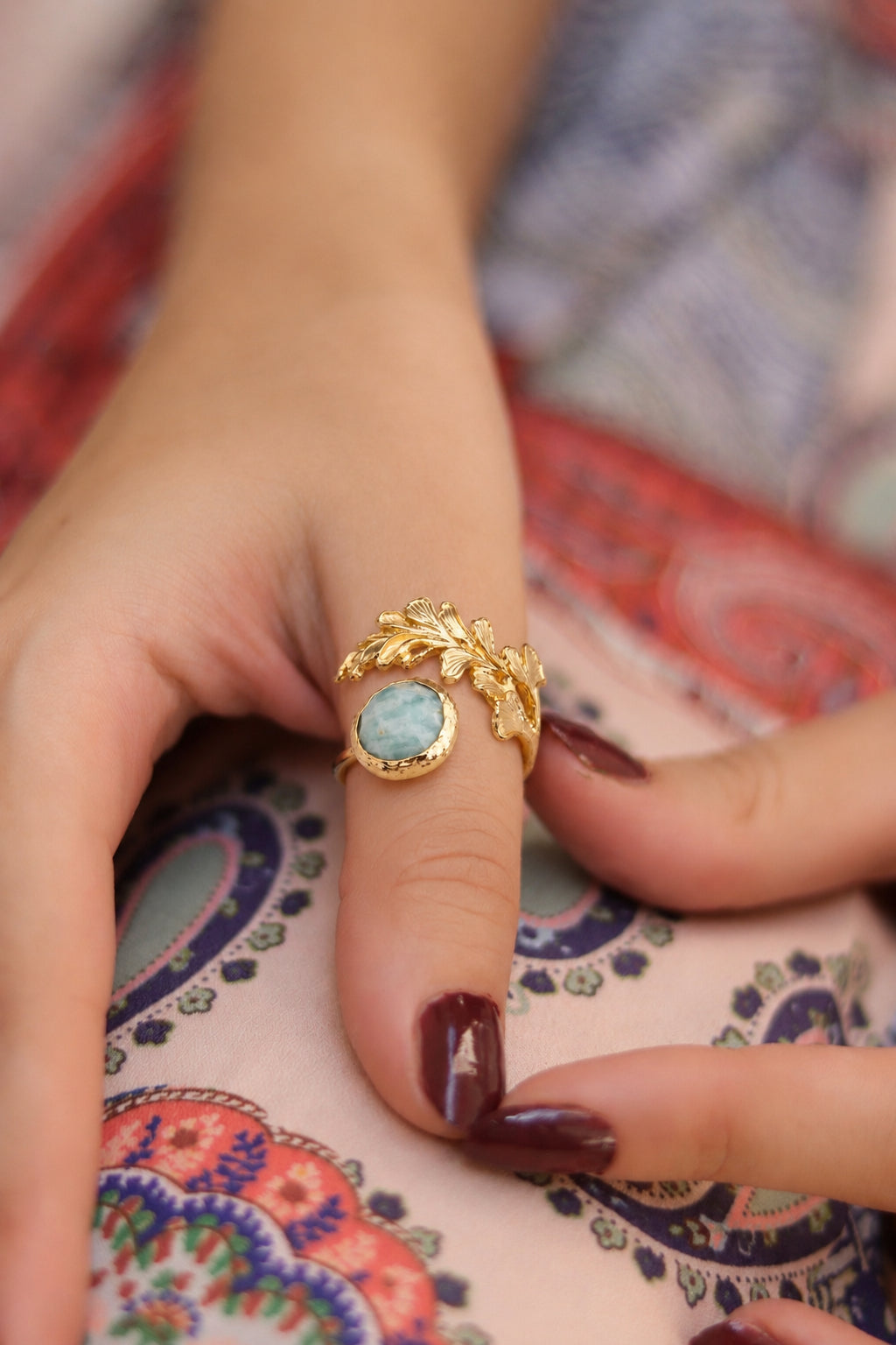 Amazonite Ring