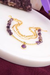 Amethyst Anklete