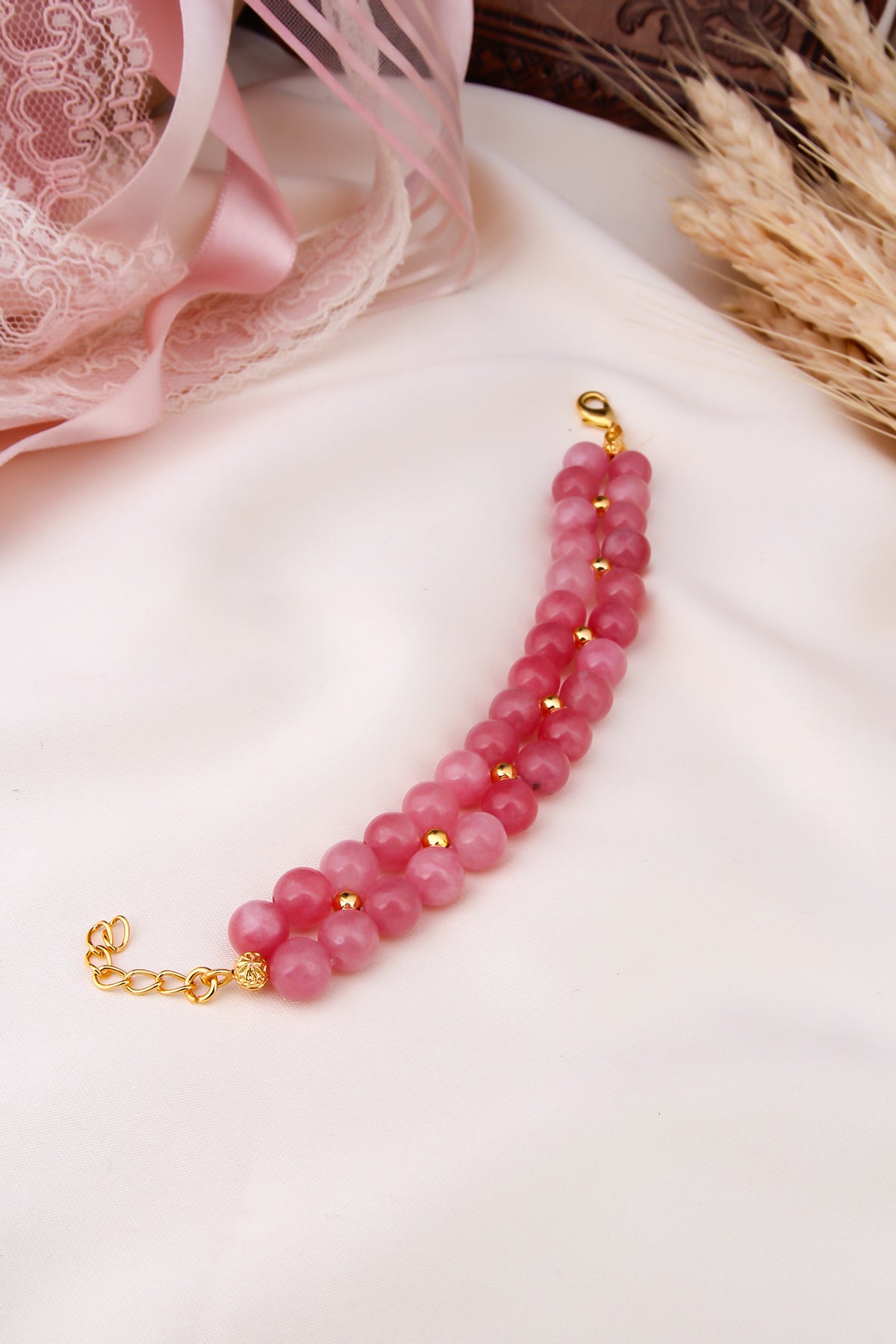 Pink Quartz Bracelet