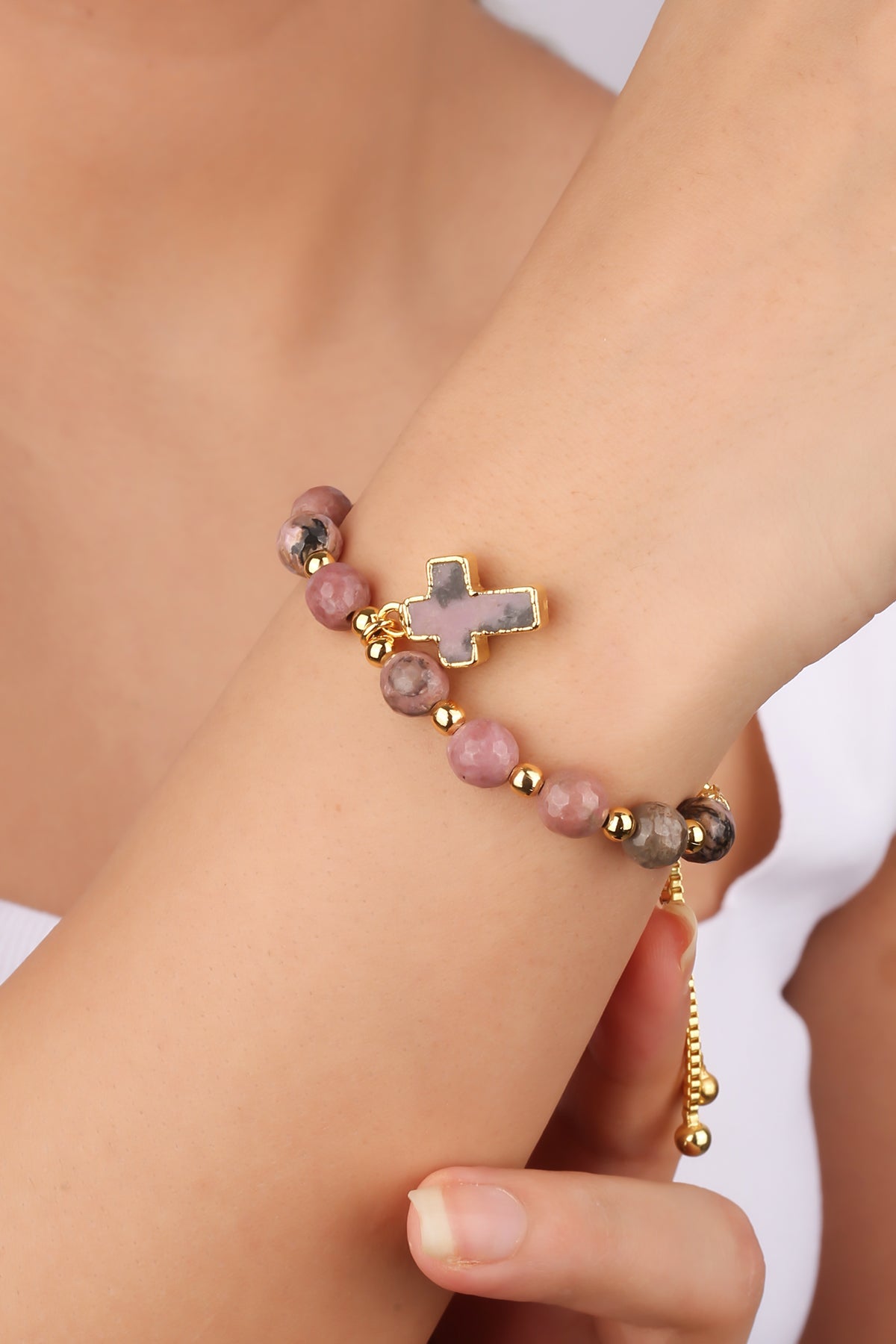 Rhodonite stone Bracelet