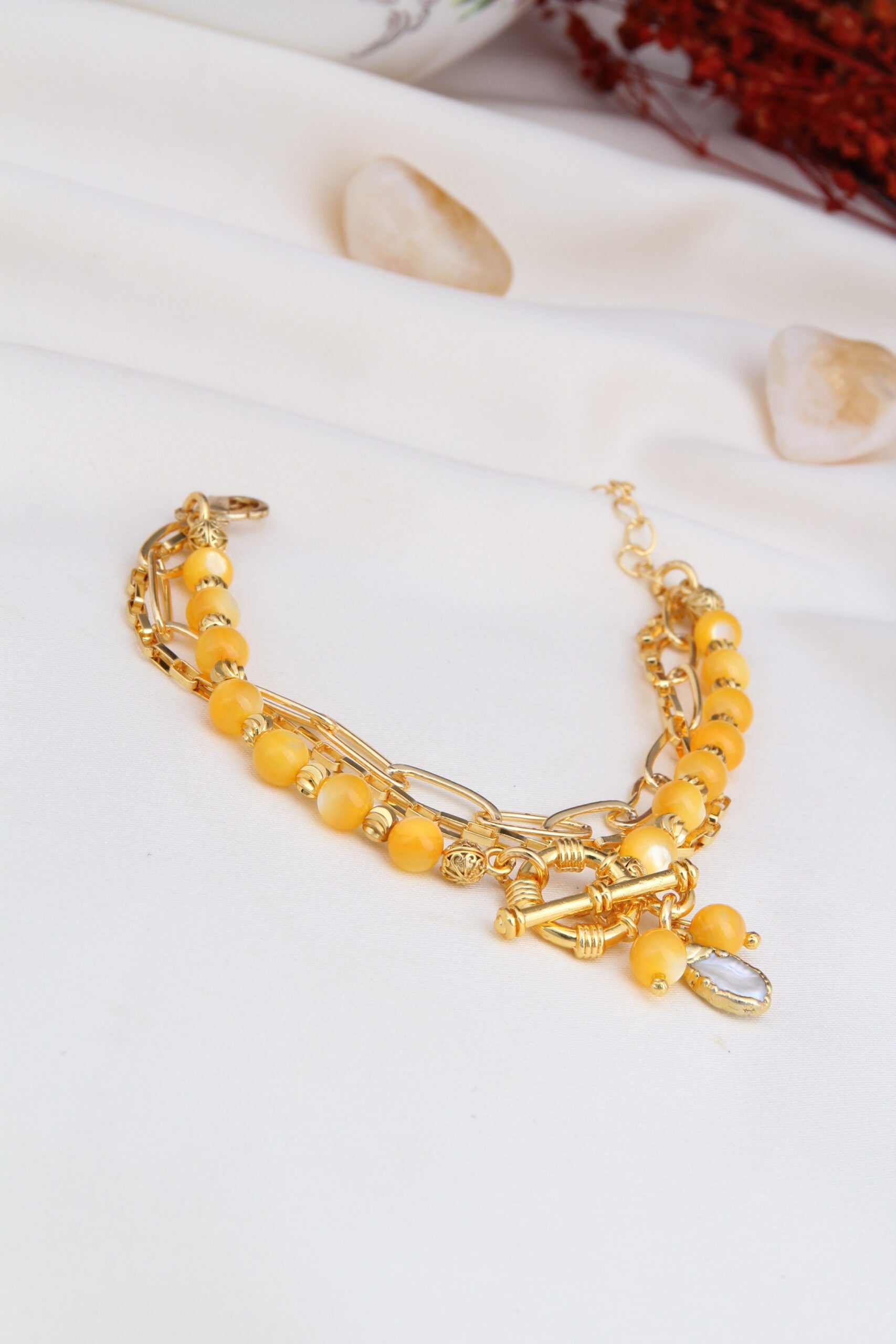 Nacre & Pearl Bracelet