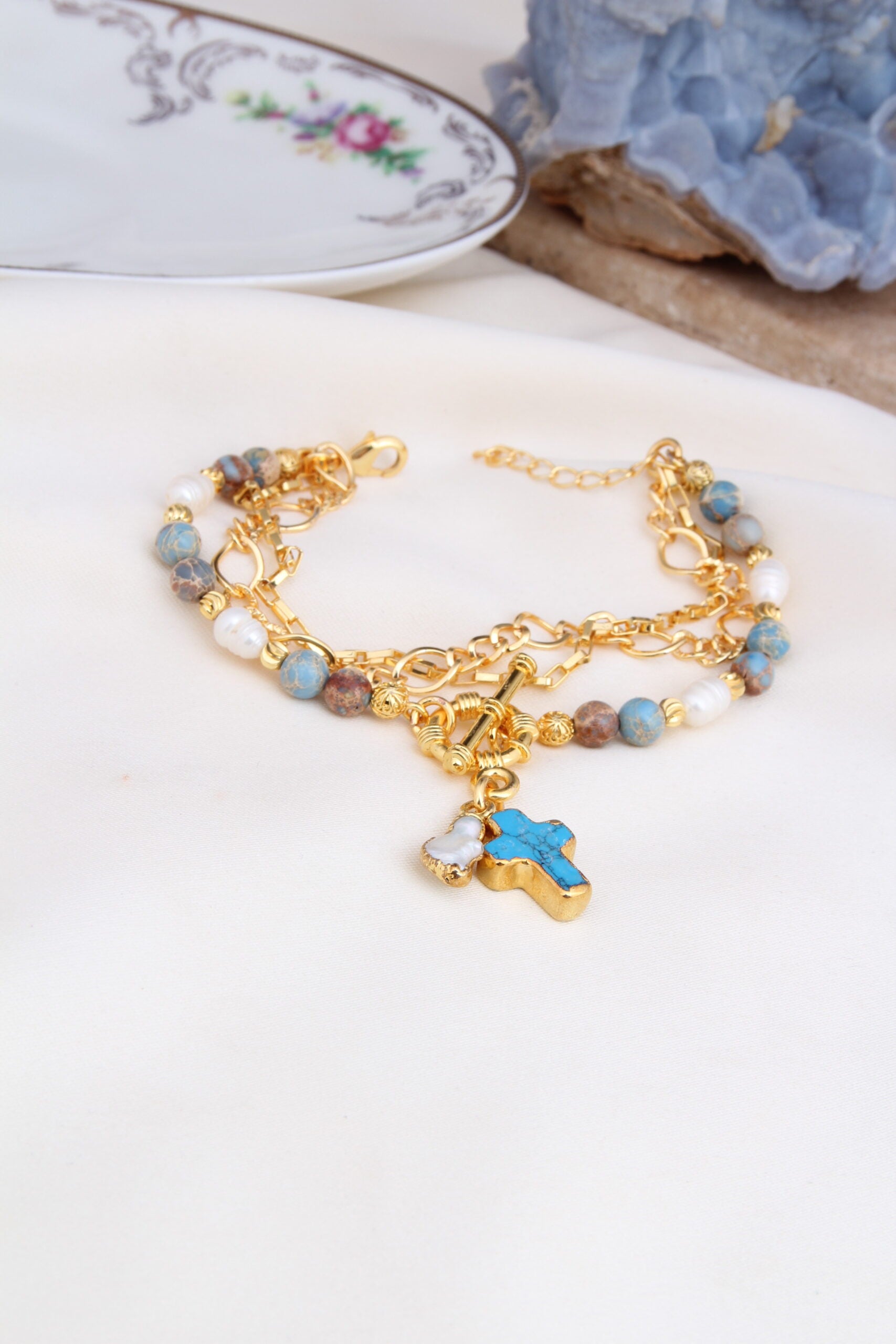 Varasite & Pearl Bracelet