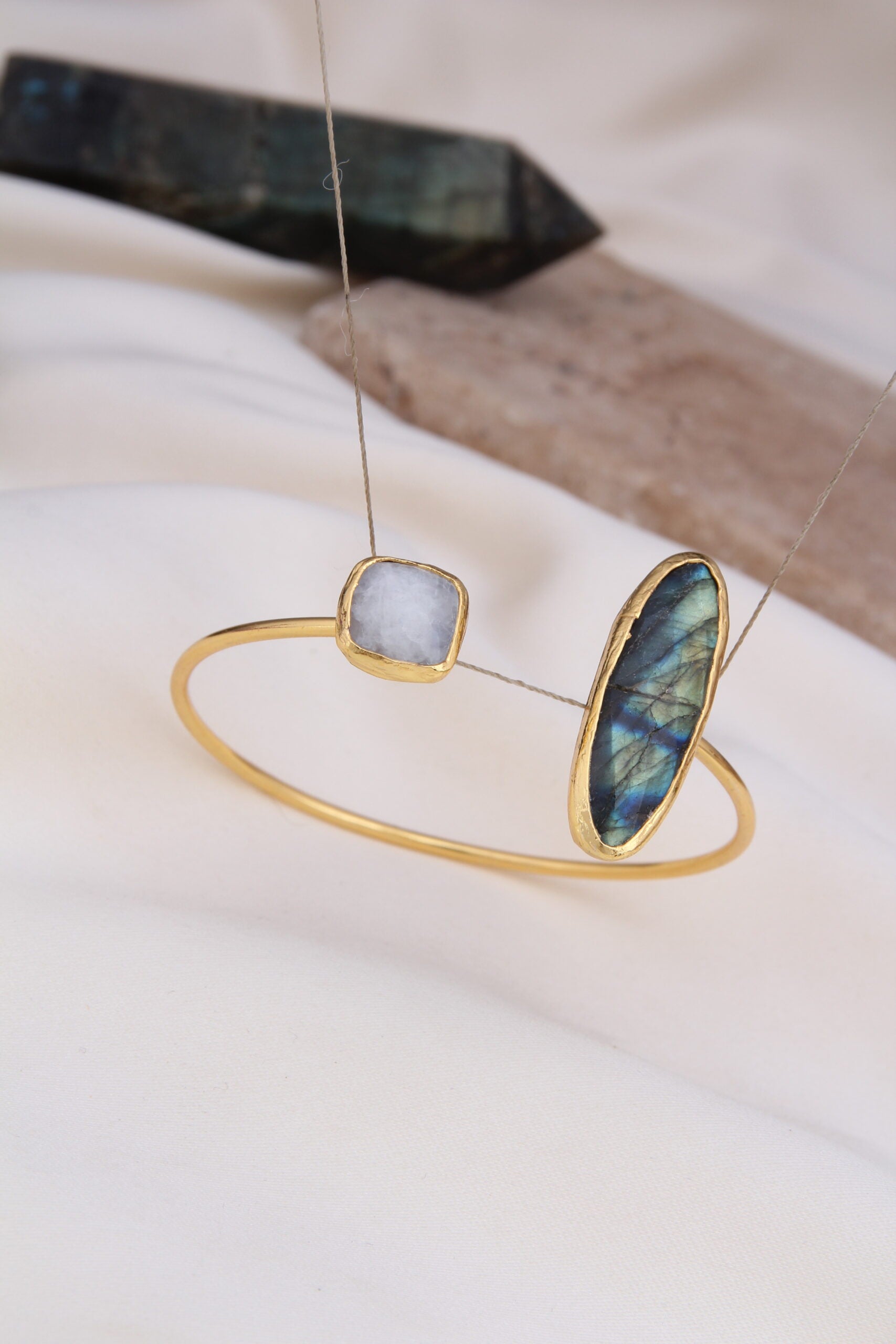 Labradorite & Moonstone Bracelet