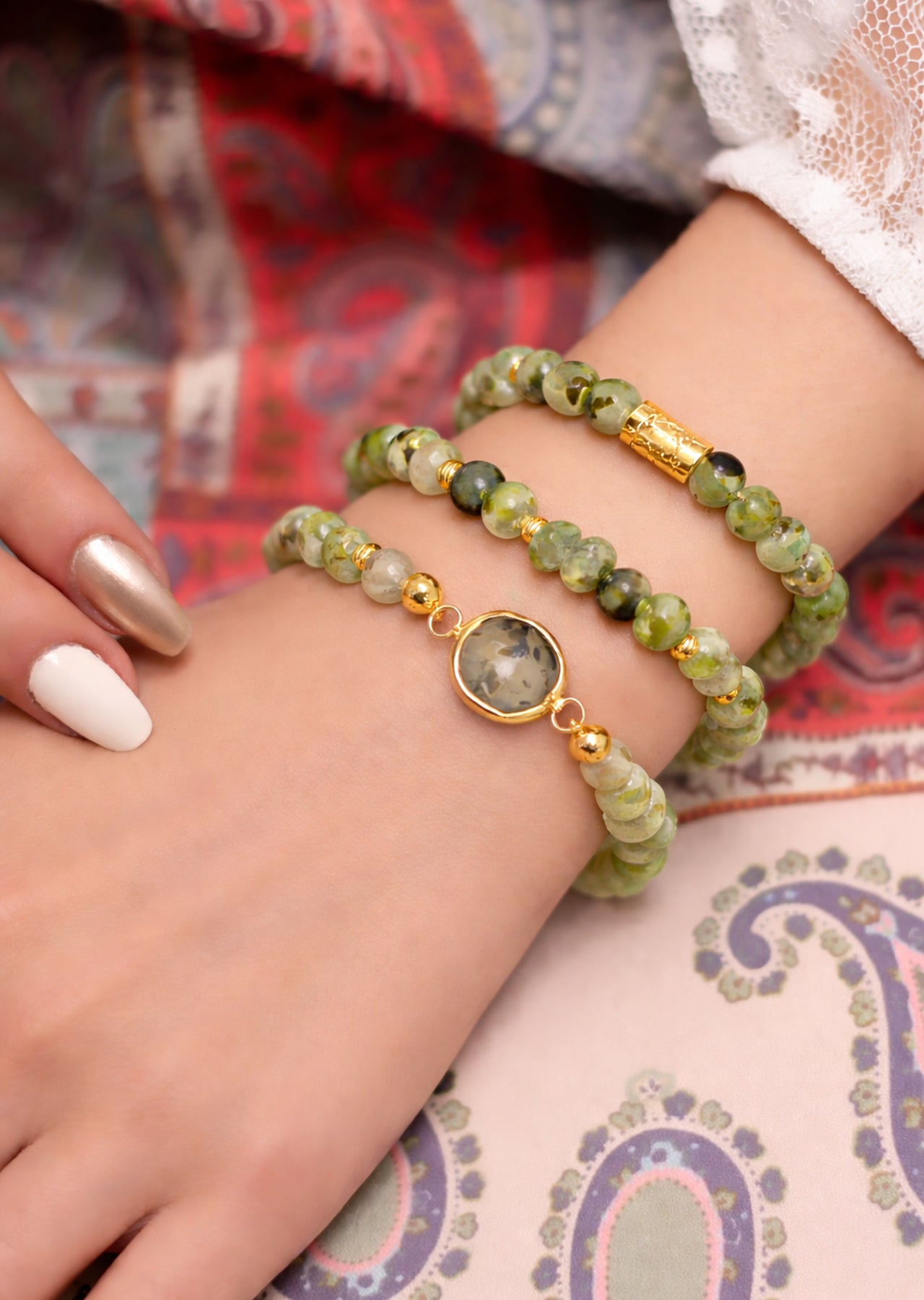 Prehnite Bracelet