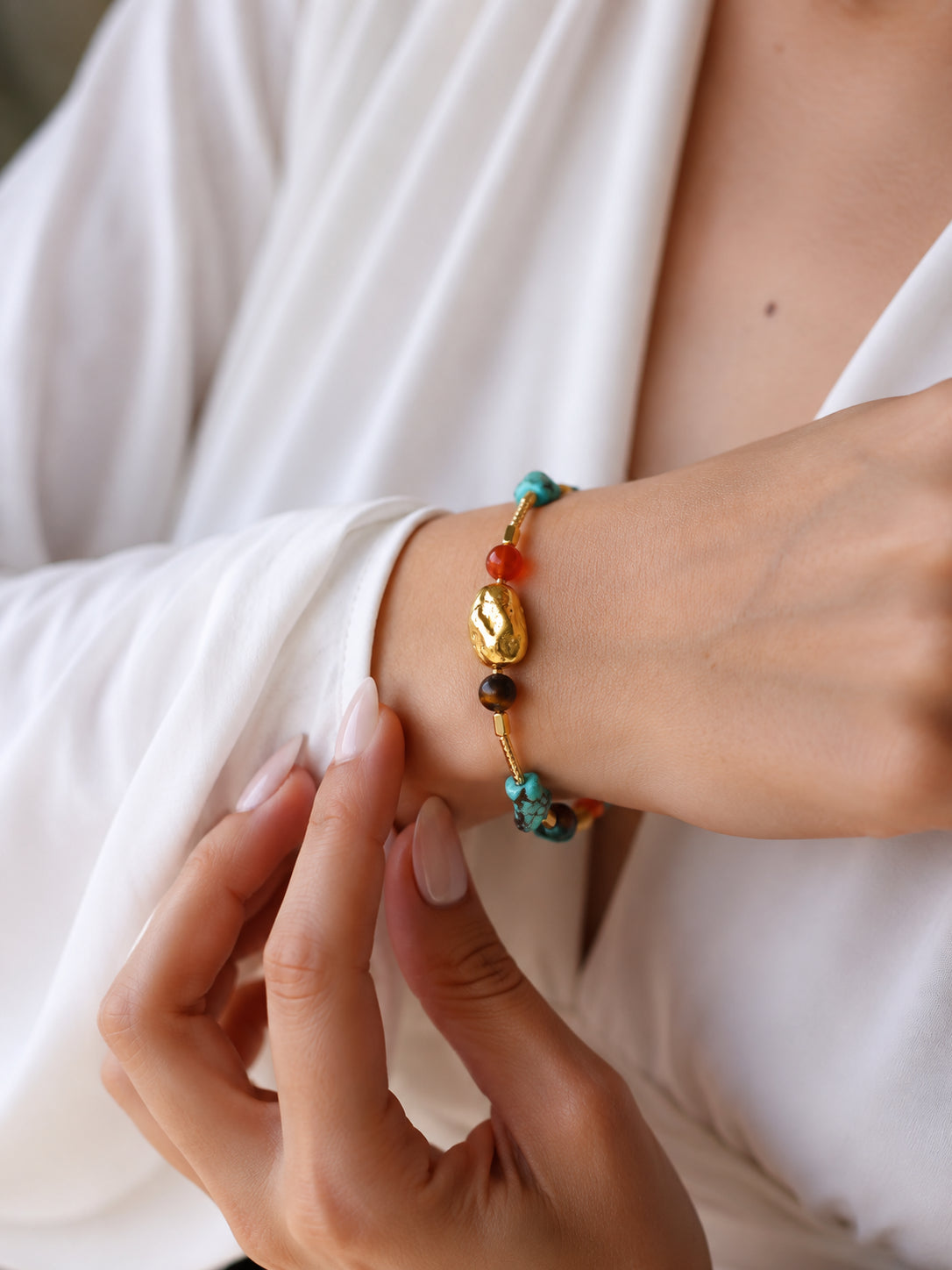 Agathe & Turquoise Bracelet