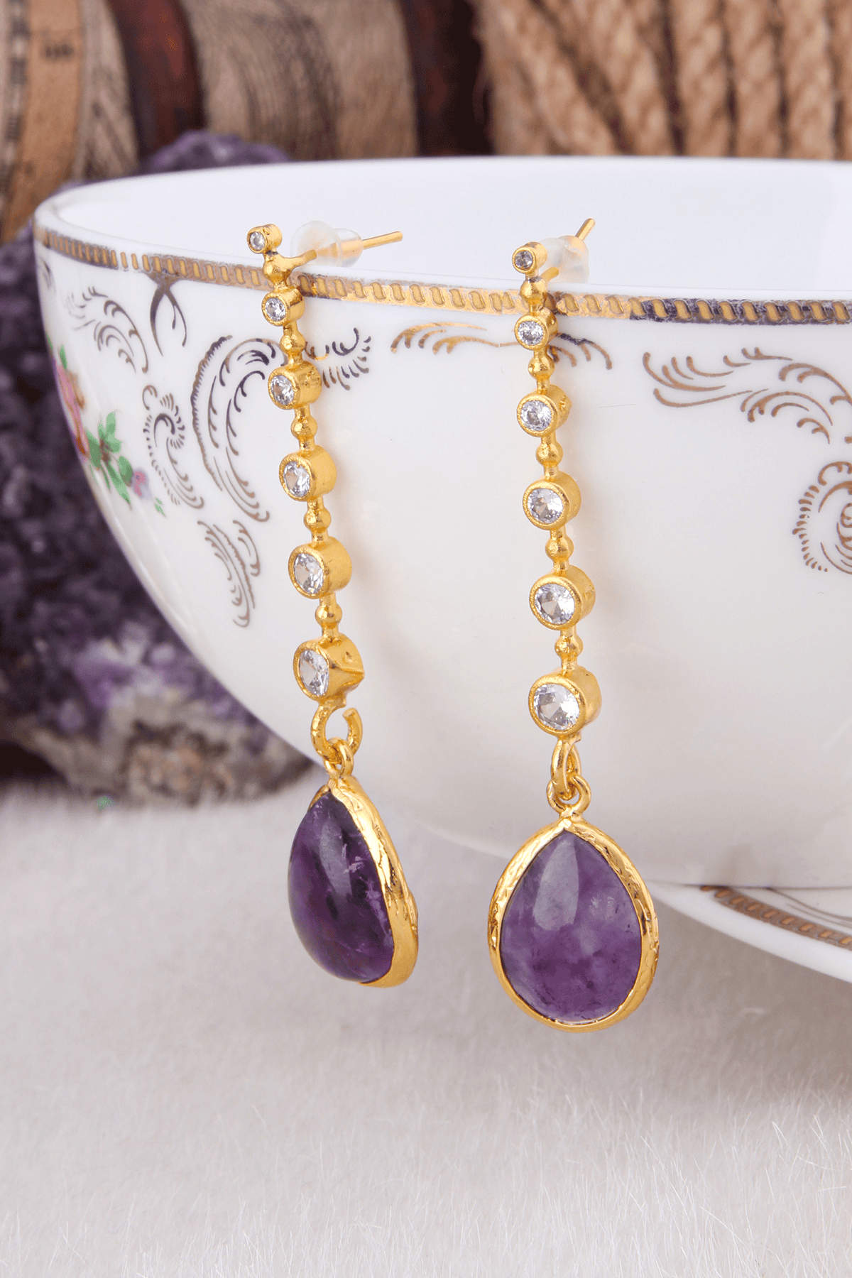 Amethyst Earring