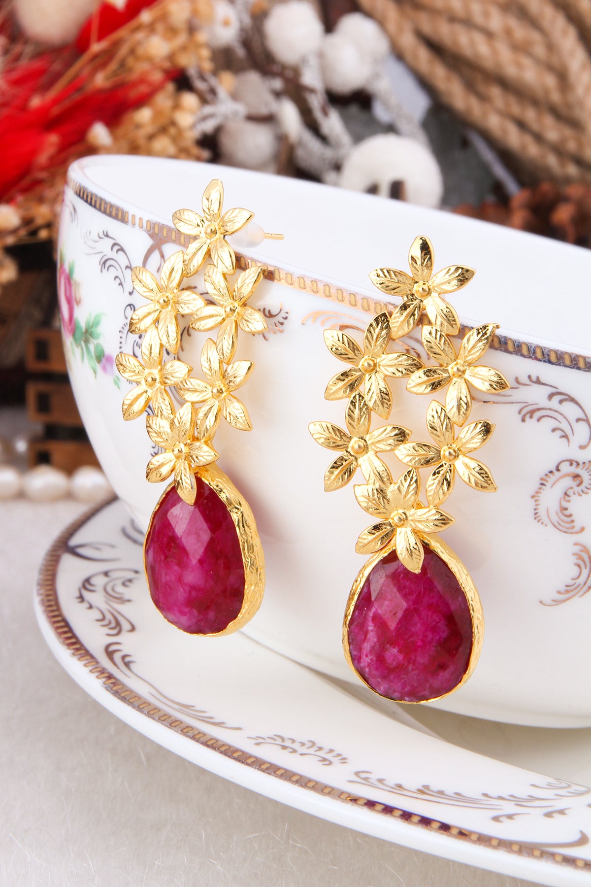 Agate Earring