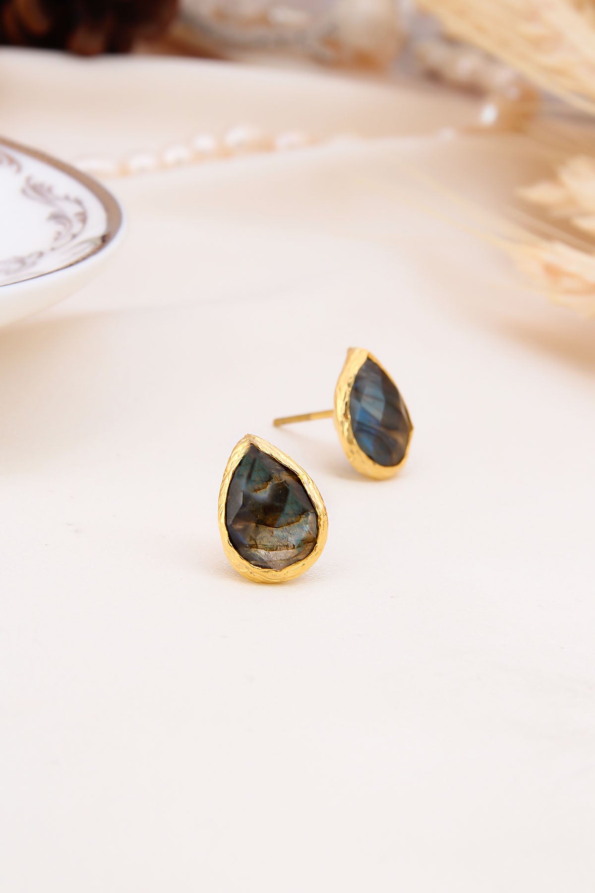 Labradorite Earring