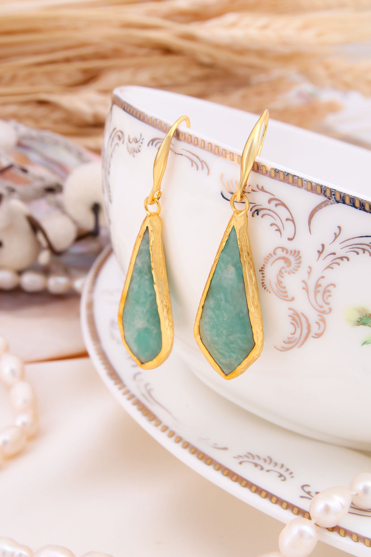 Amazonite Earring