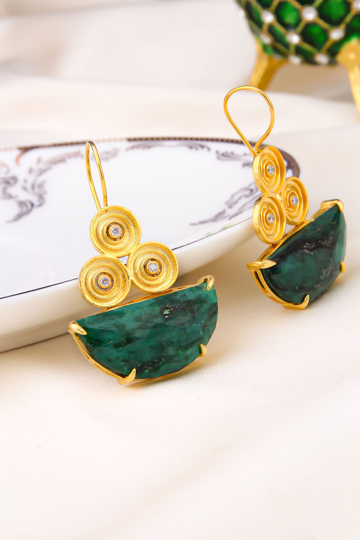 Agate Earring
