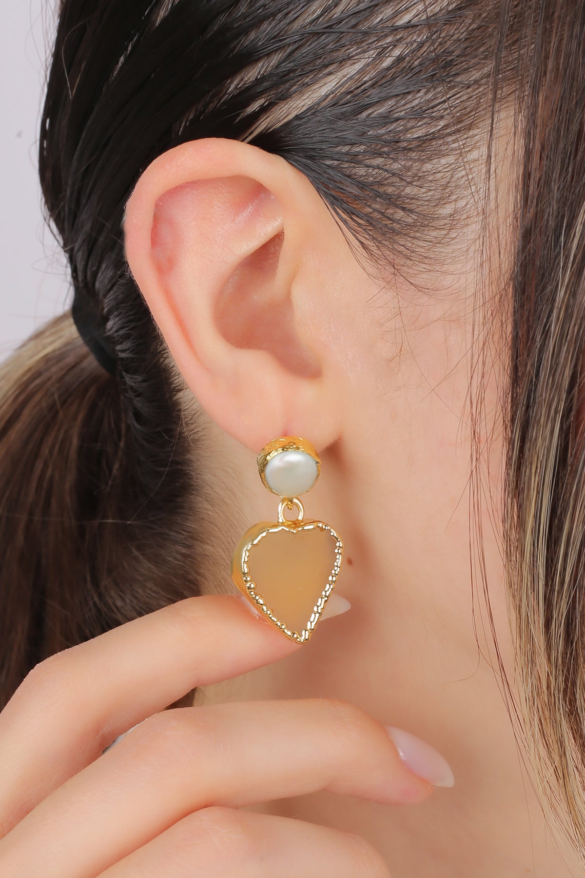 Agate Boucles d'oreilles
