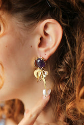 Amethyst Boucle D'oreilles
