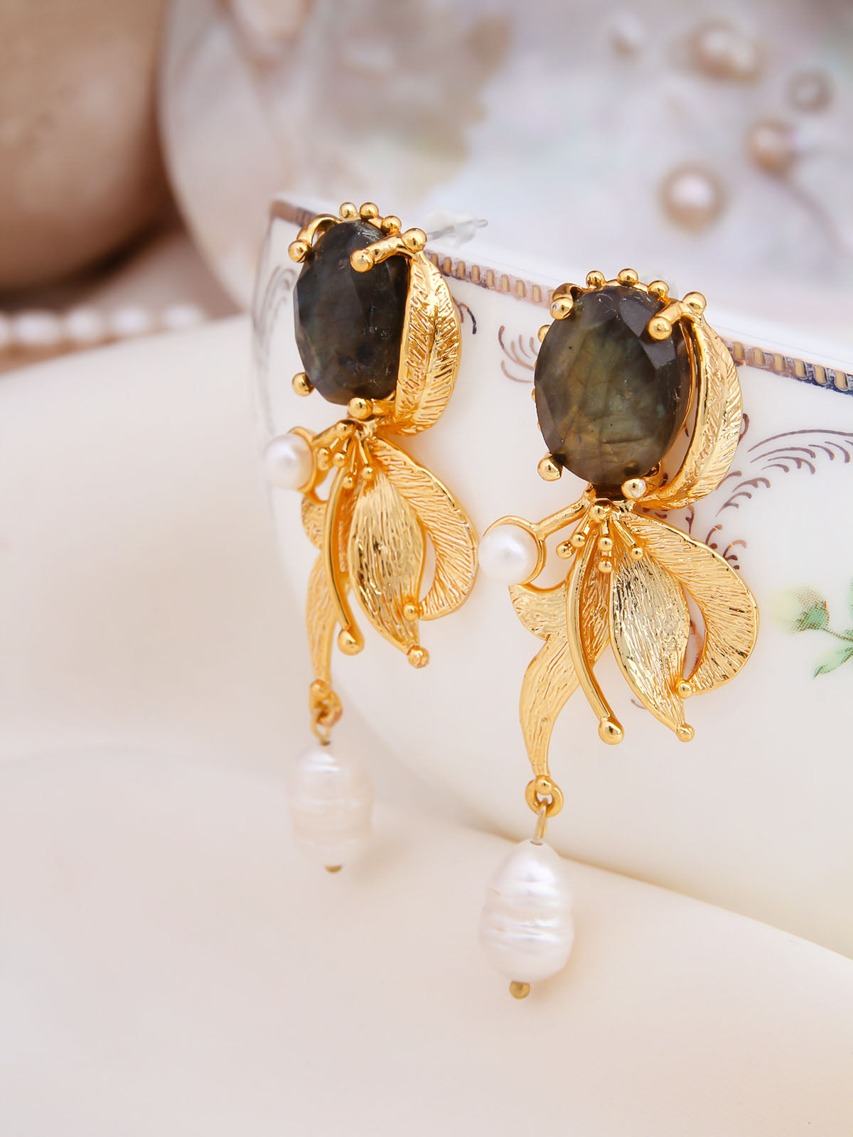Saphire Boucles d'oreilles