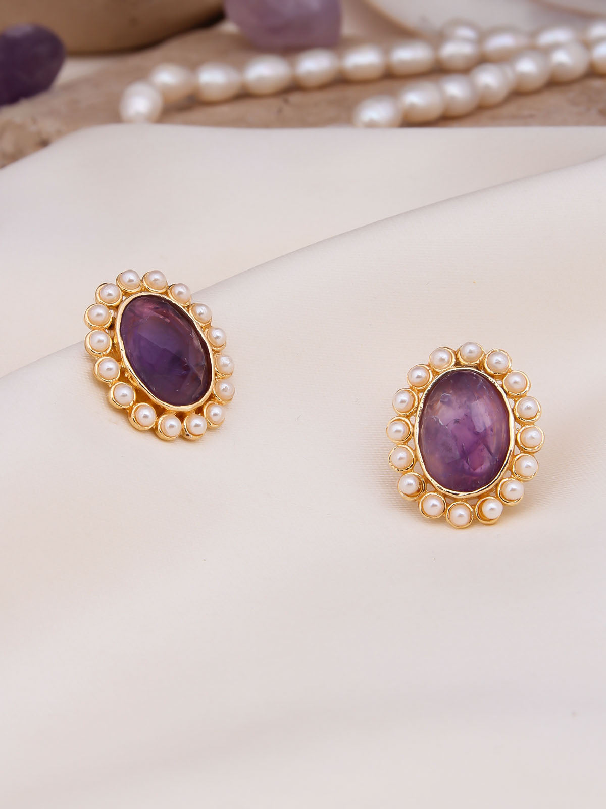 Amethyst Boucles d'oreilles