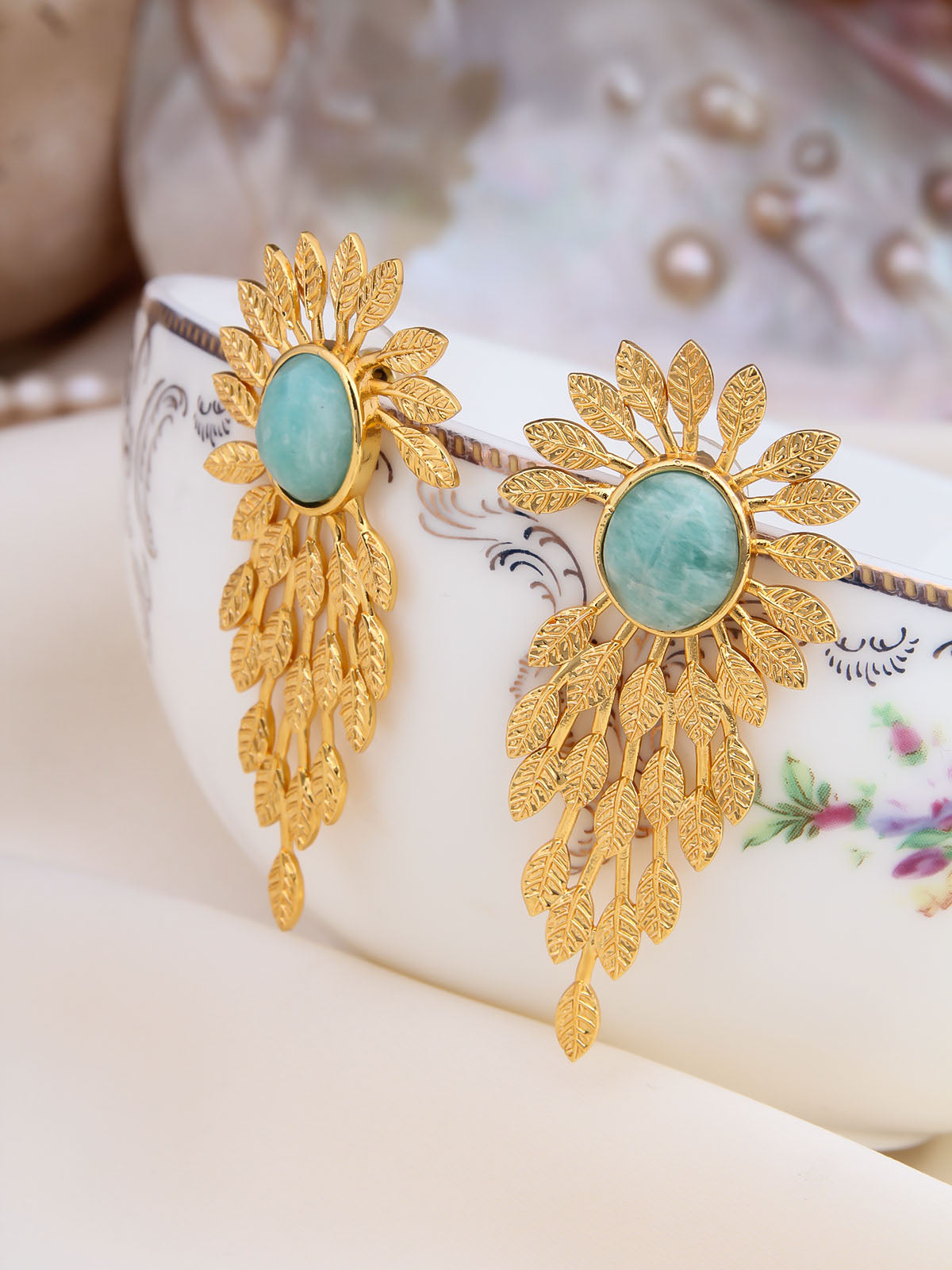 Amazonite Boucles d'oreilles