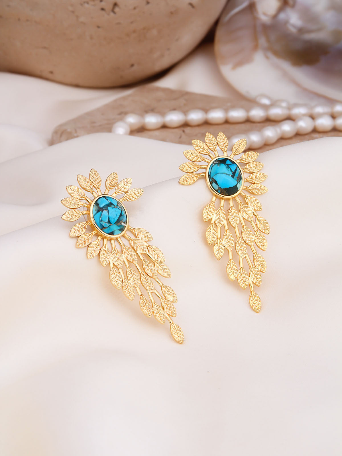 Turquoise Boucles d'oreilles