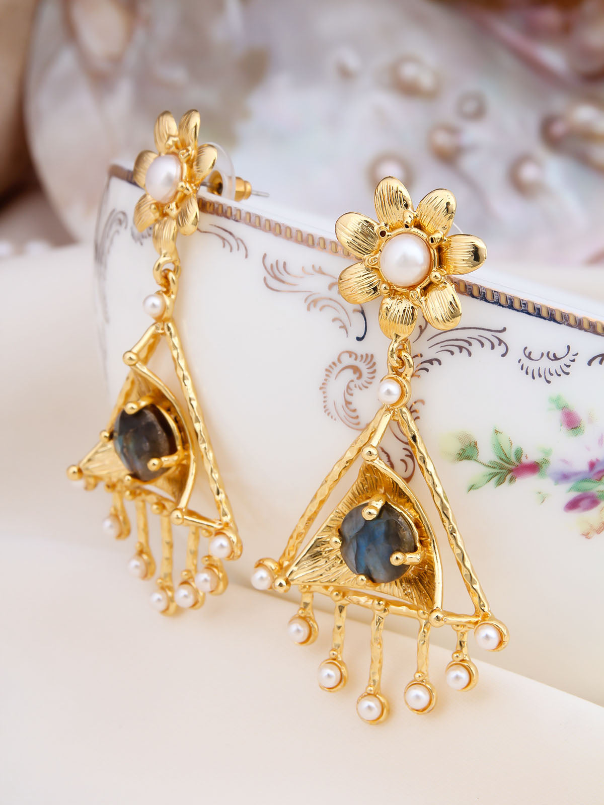 Labradorite Boucles d'oreilles