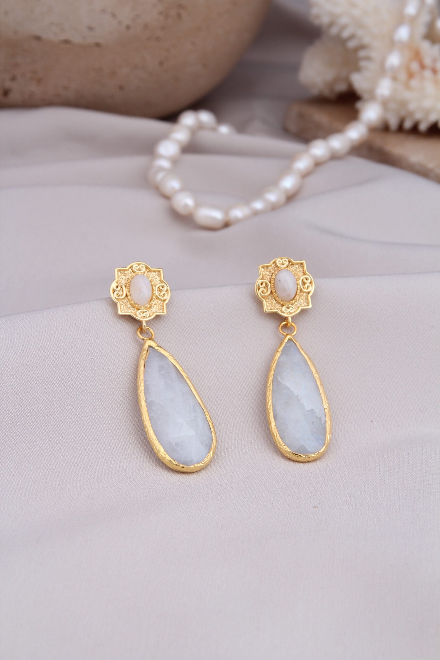 Moonstone Boucles d'oreilles