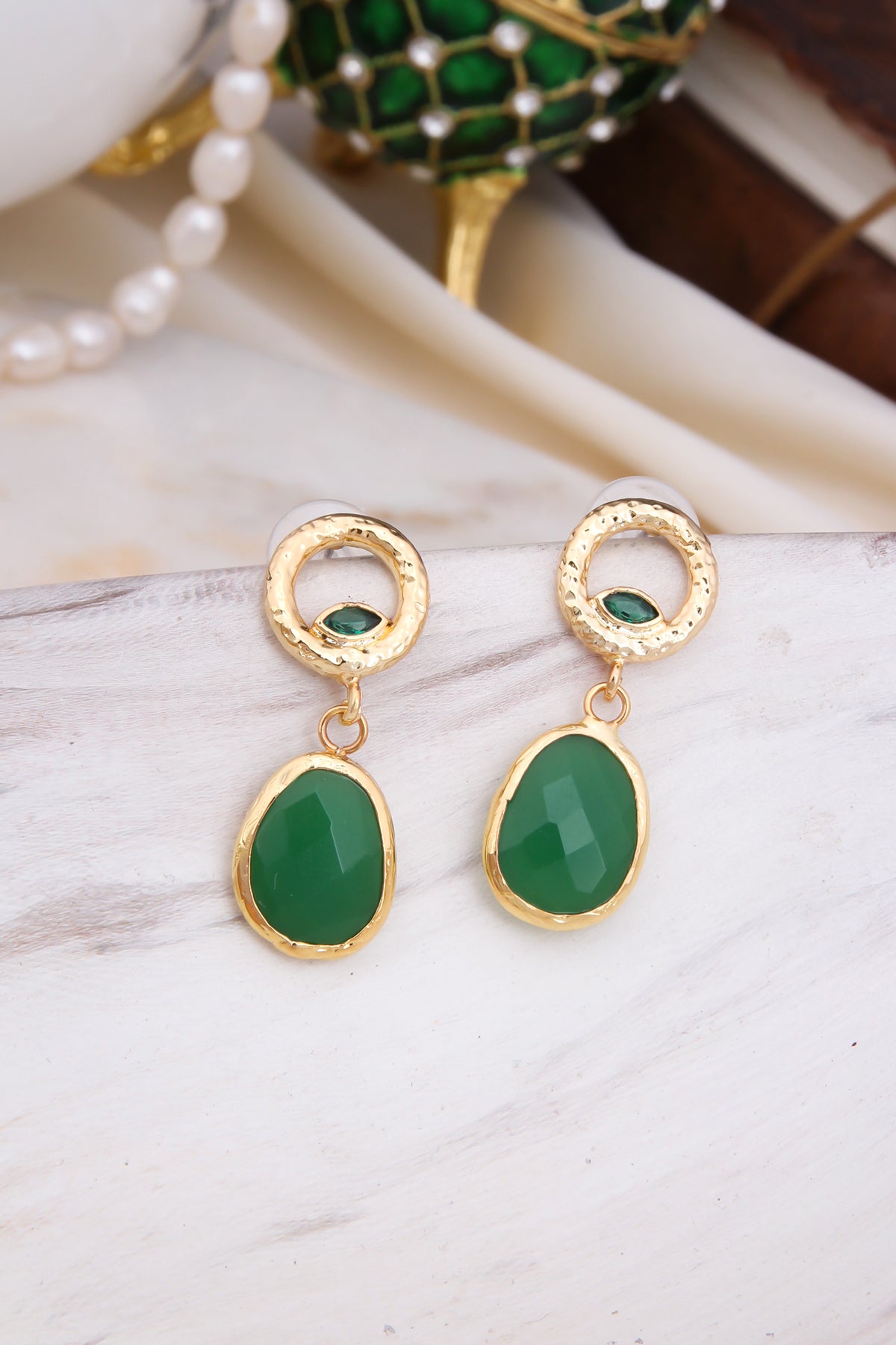 Agathe & Zircon Earring