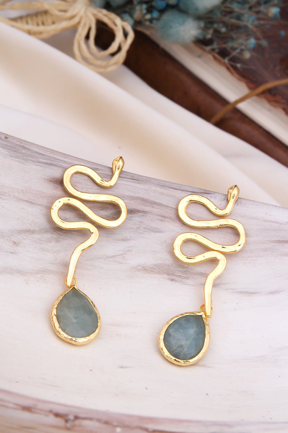 Aquamarine Earring