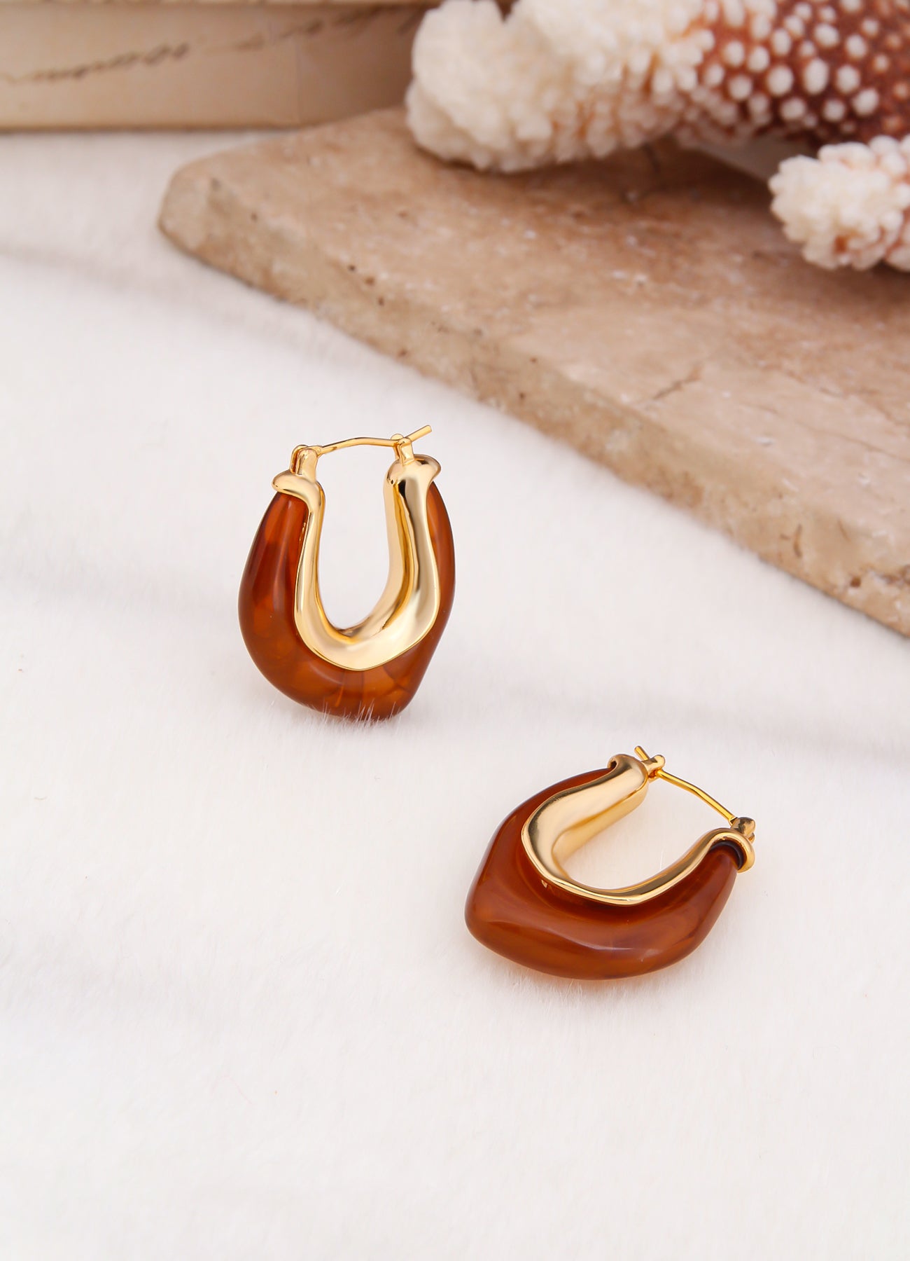 Agate Earring